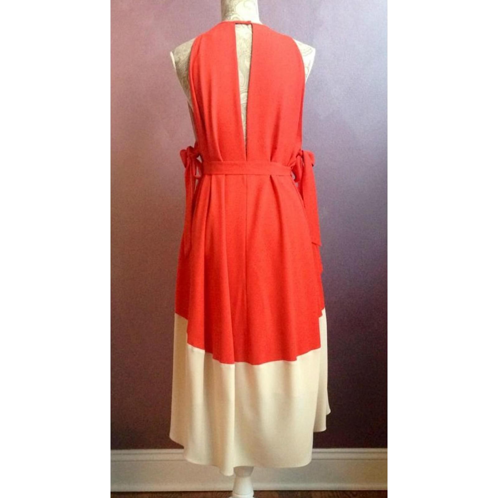 strapless open back dress MARC JACOBS Size 4 Orange Black Gold Polyester Blend Sequined Shift Dress   Sui Generis Designer Consignment