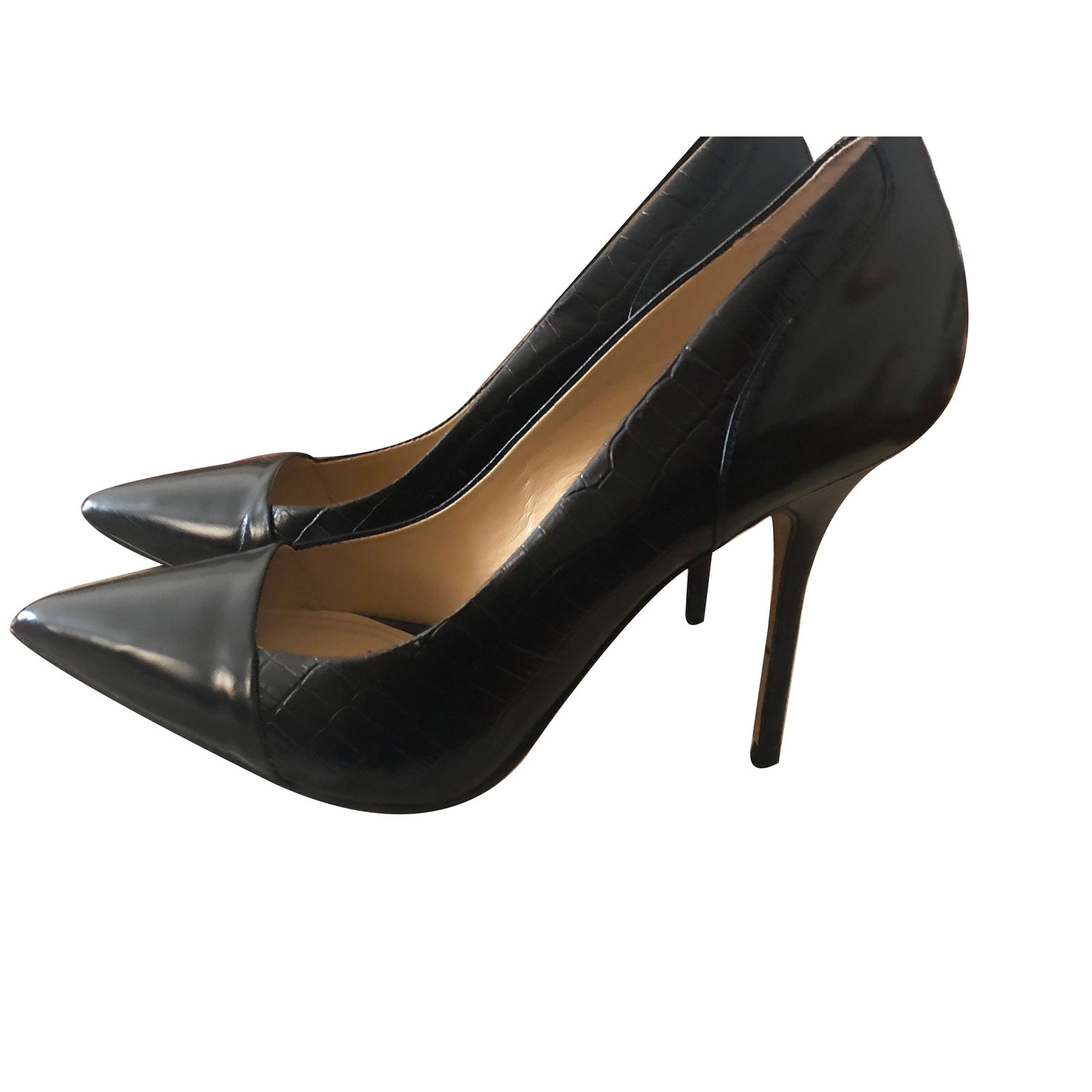 Leather heels BUFFALO Black size 41 EU in Leather - 34124780
