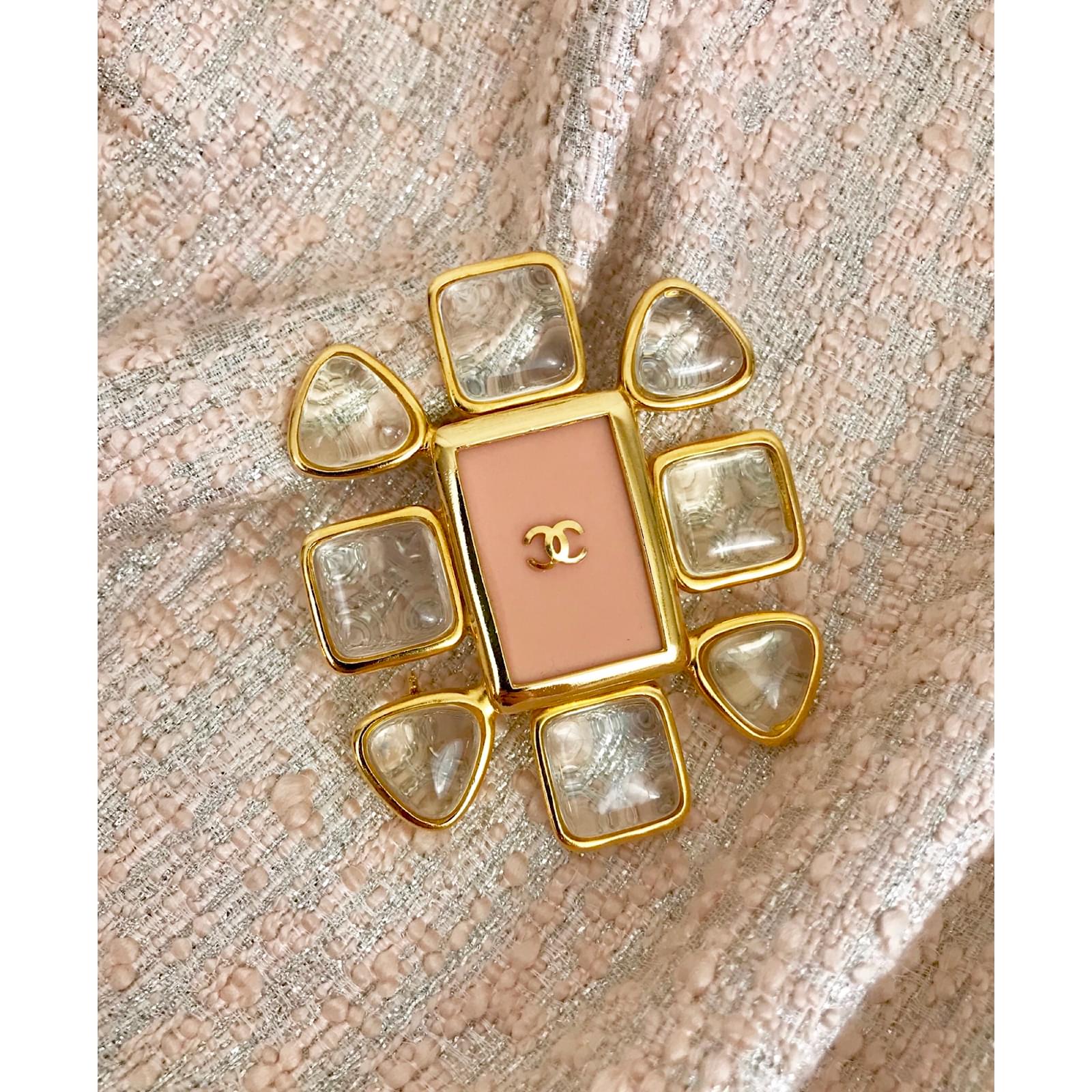 Ancienne Broche émaillée Contrôleur - Métal Doré - Vintage - Pièce Unique