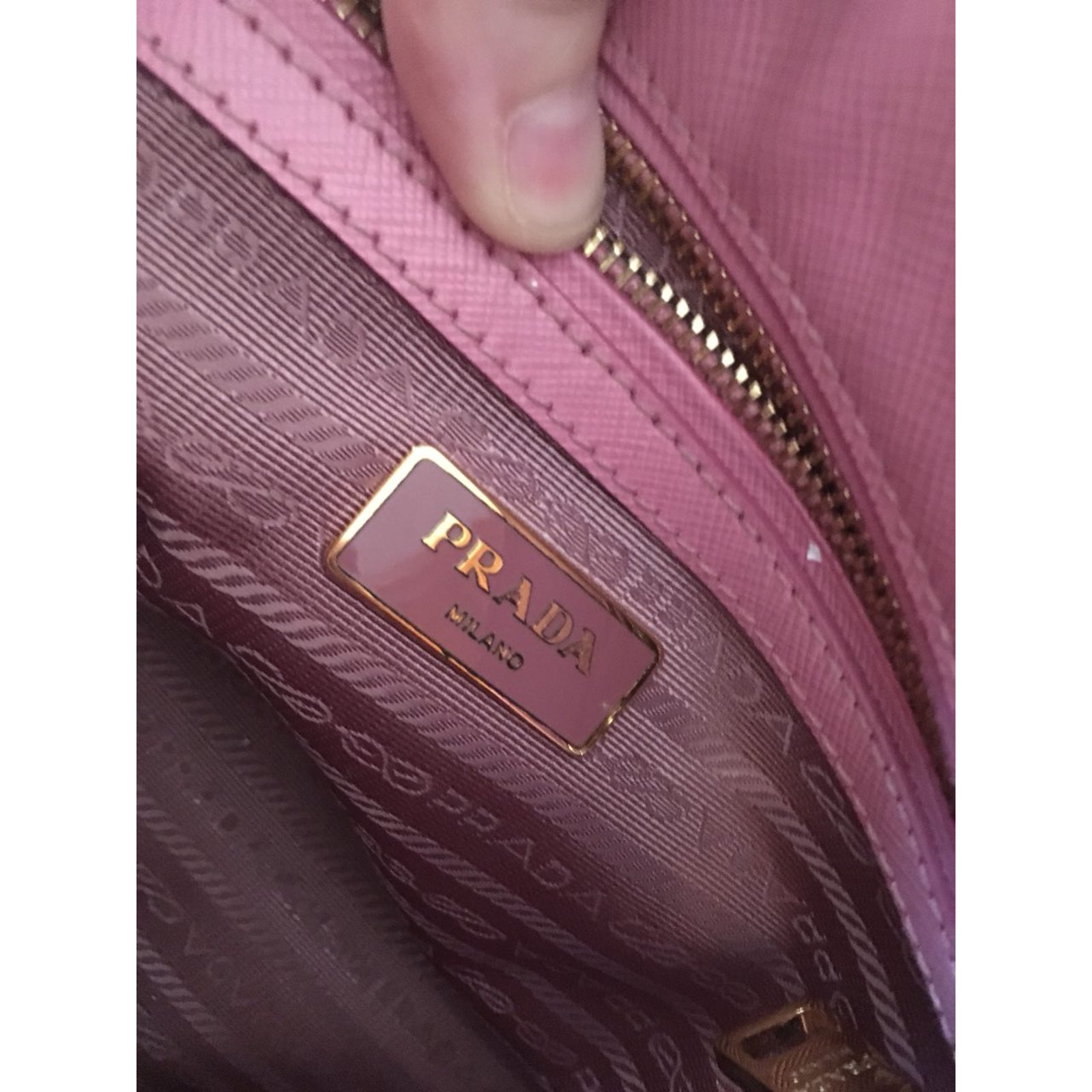 Prada Handbags Pink Leather ref.75996 - Joli Closet