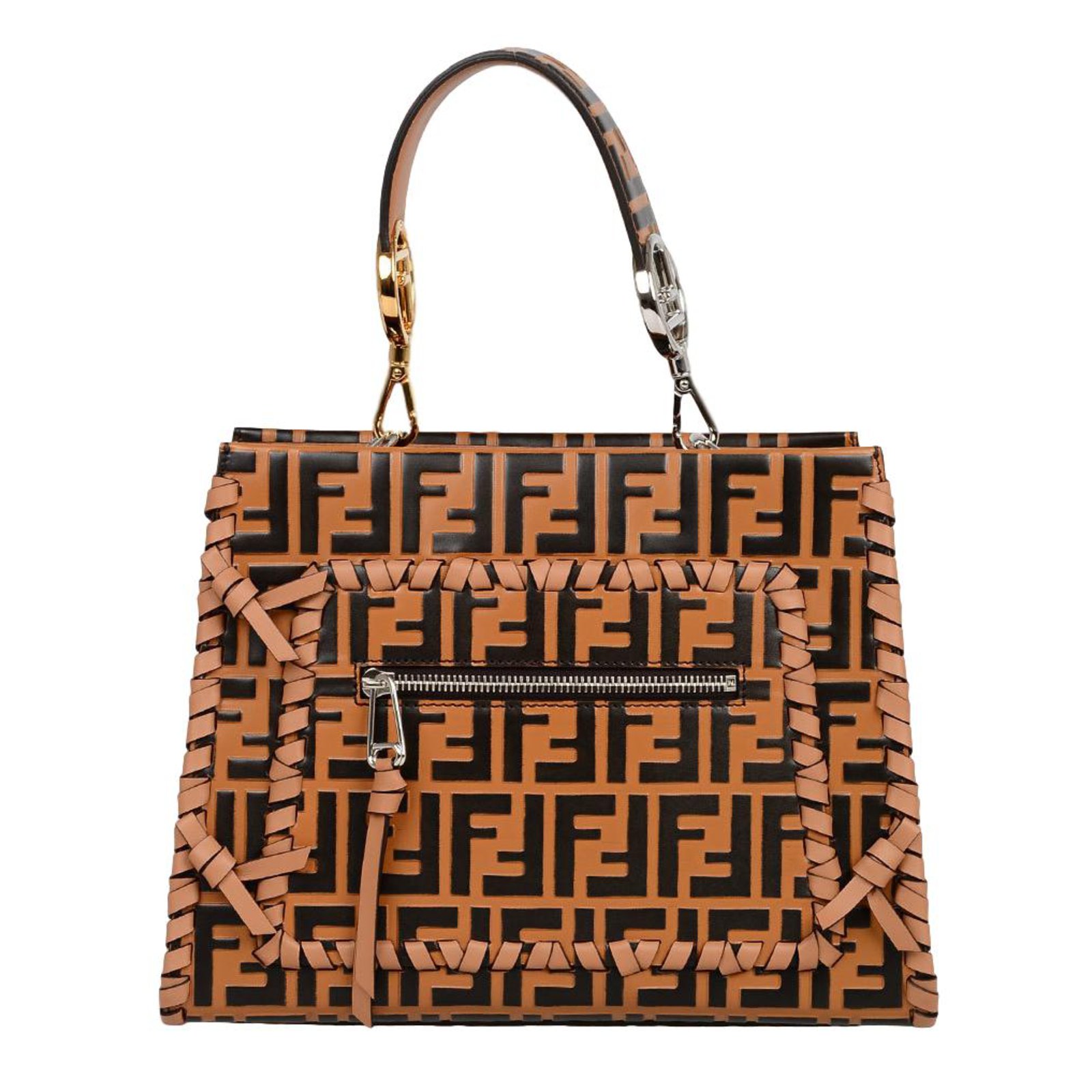 Fendi Runway bag Brown Leather ref.76216 - Joli Closet