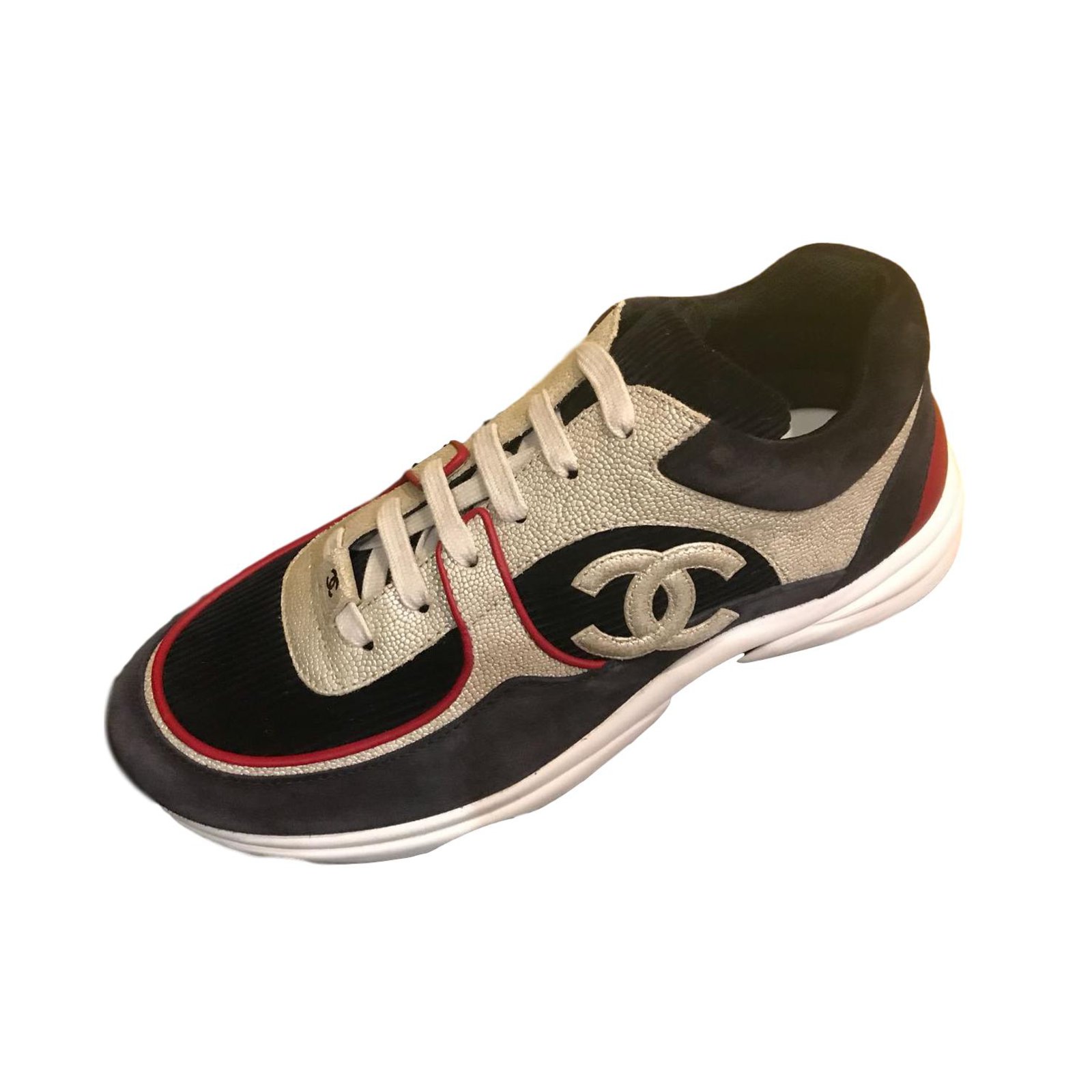 basket chanel ankle strap