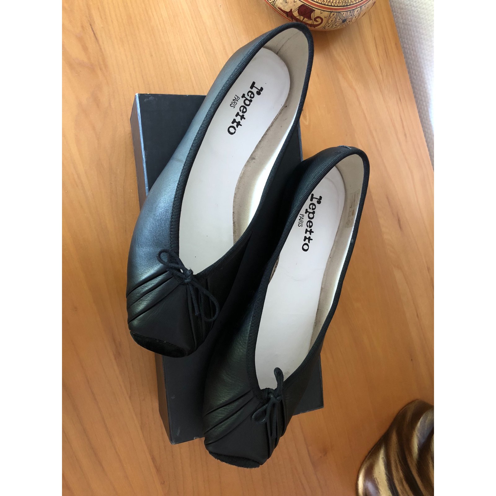 Repetto Ballet flats Black Leather ref.77572 - Joli Closet