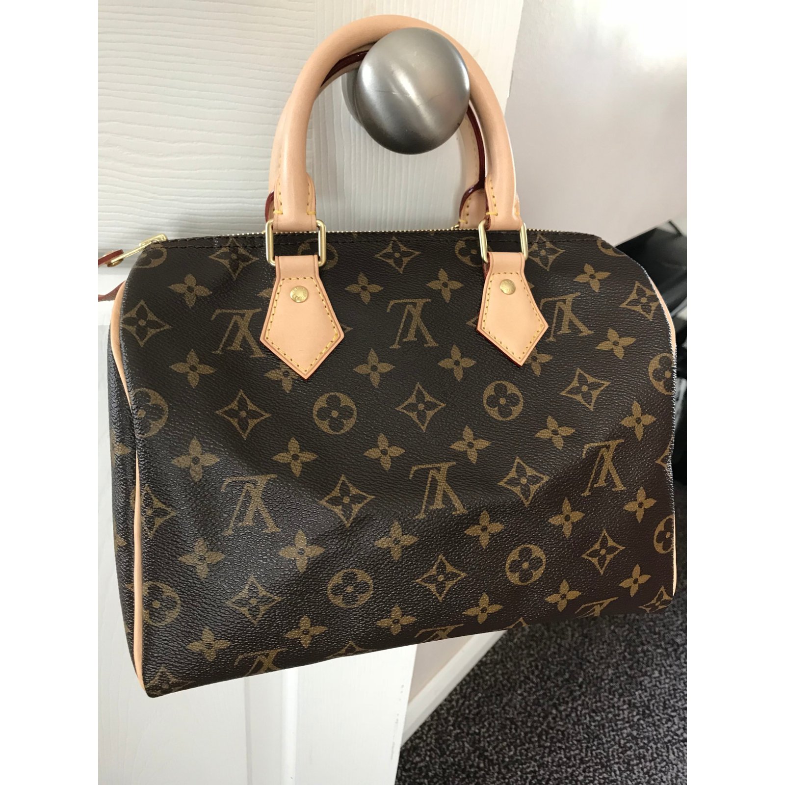 Cloth 48h bag Louis Vuitton x Supreme Brown in Cloth - 25504949