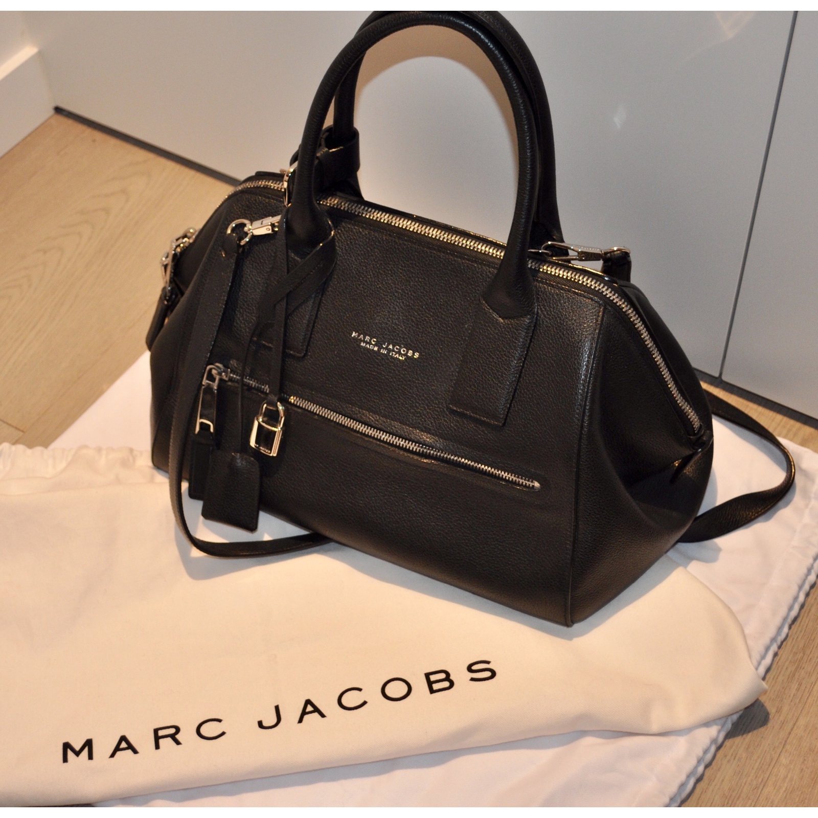 Marc Jacobs Snapshot Black Leather ref.332281 - Joli Closet
