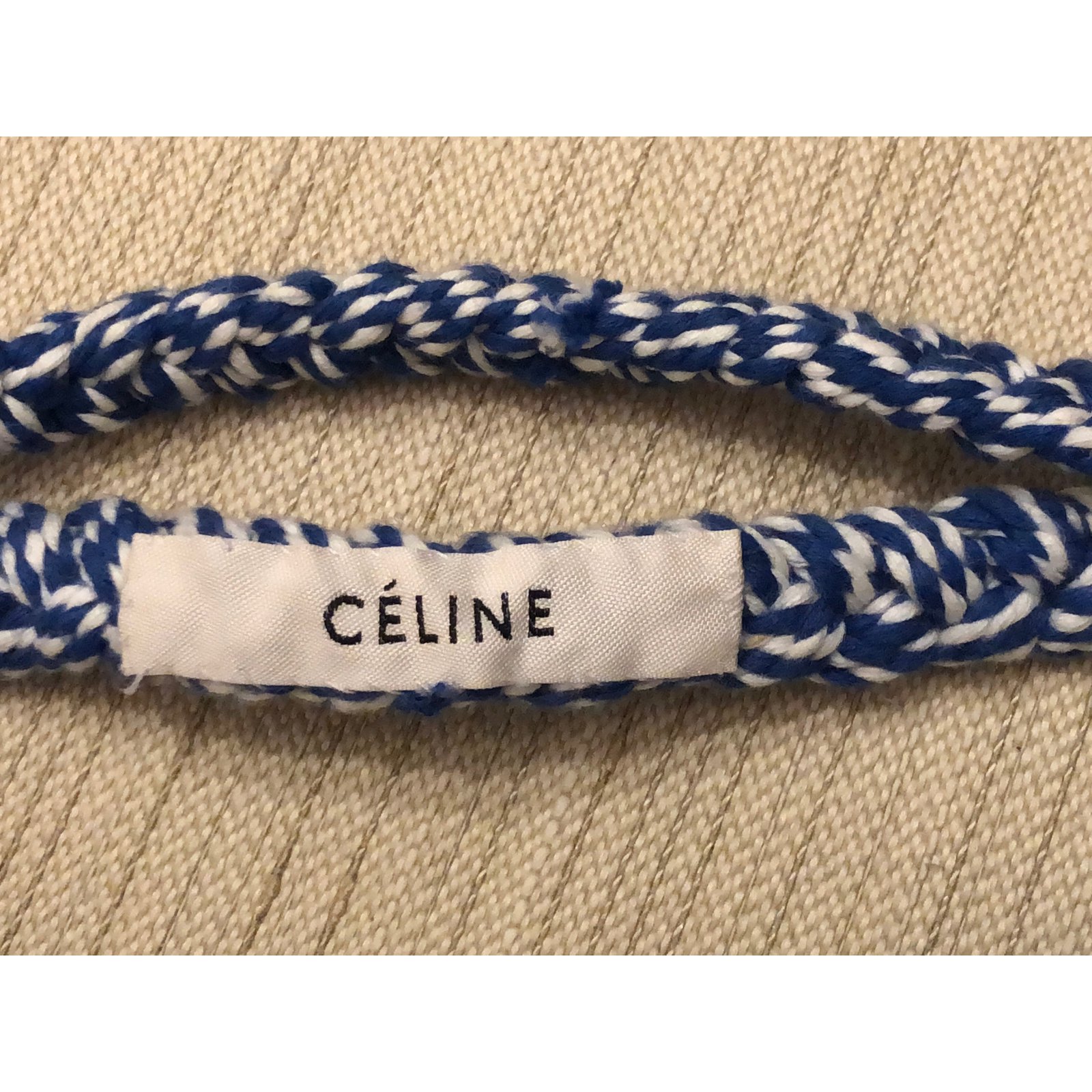 Celine The Fisherman Net Bag - Blue Handle Bags, Handbags