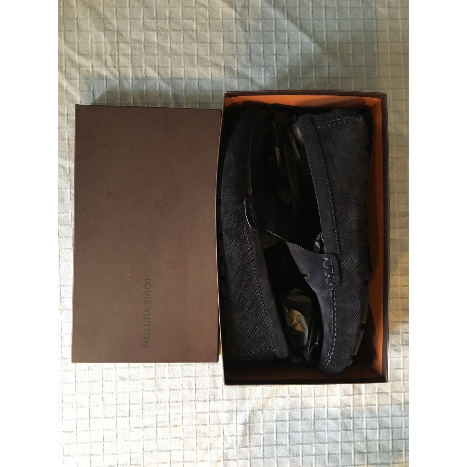 Louis Vuitton Loafers Slip ons Brown Suede ref.304695 - Joli Closet