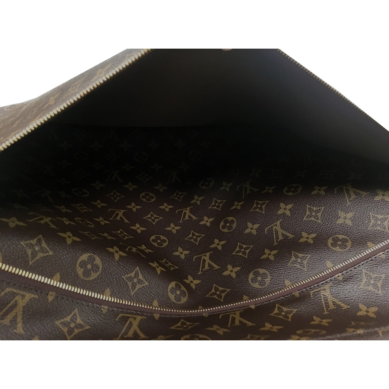 Louis Vuitton XL bag / travel bag / clothes rack Brown Leather ref.80725 -  Joli Closet