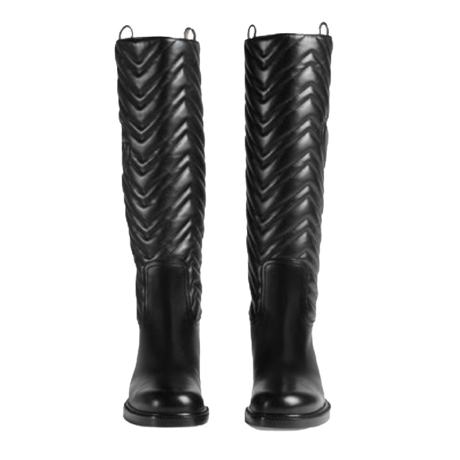 Gucci boots Black Leather ref.82169 - Joli Closet