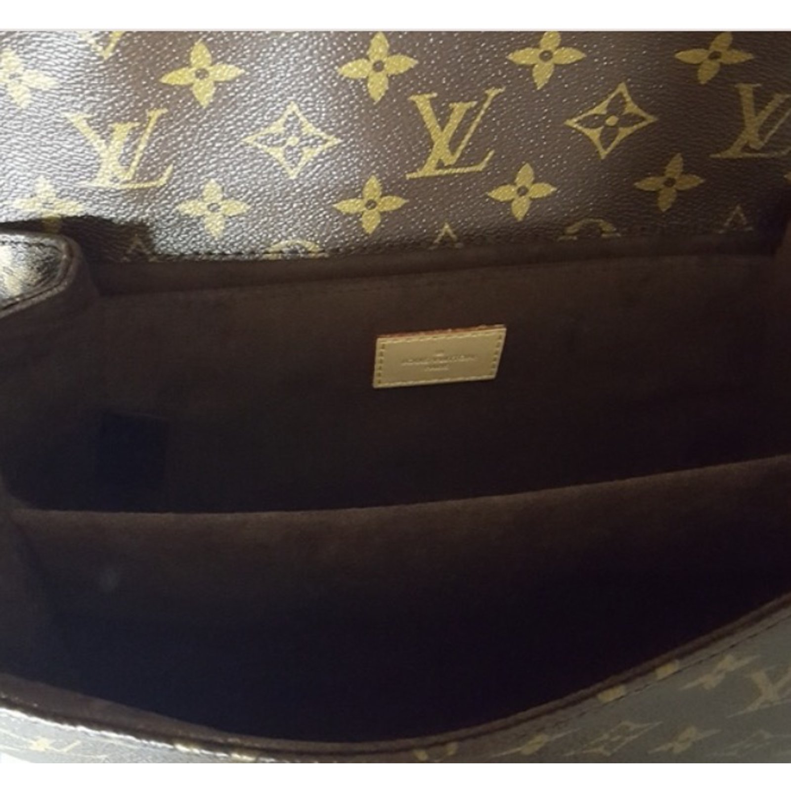 Cloth mini bag Louis Vuitton Brown in Cloth - 33817736