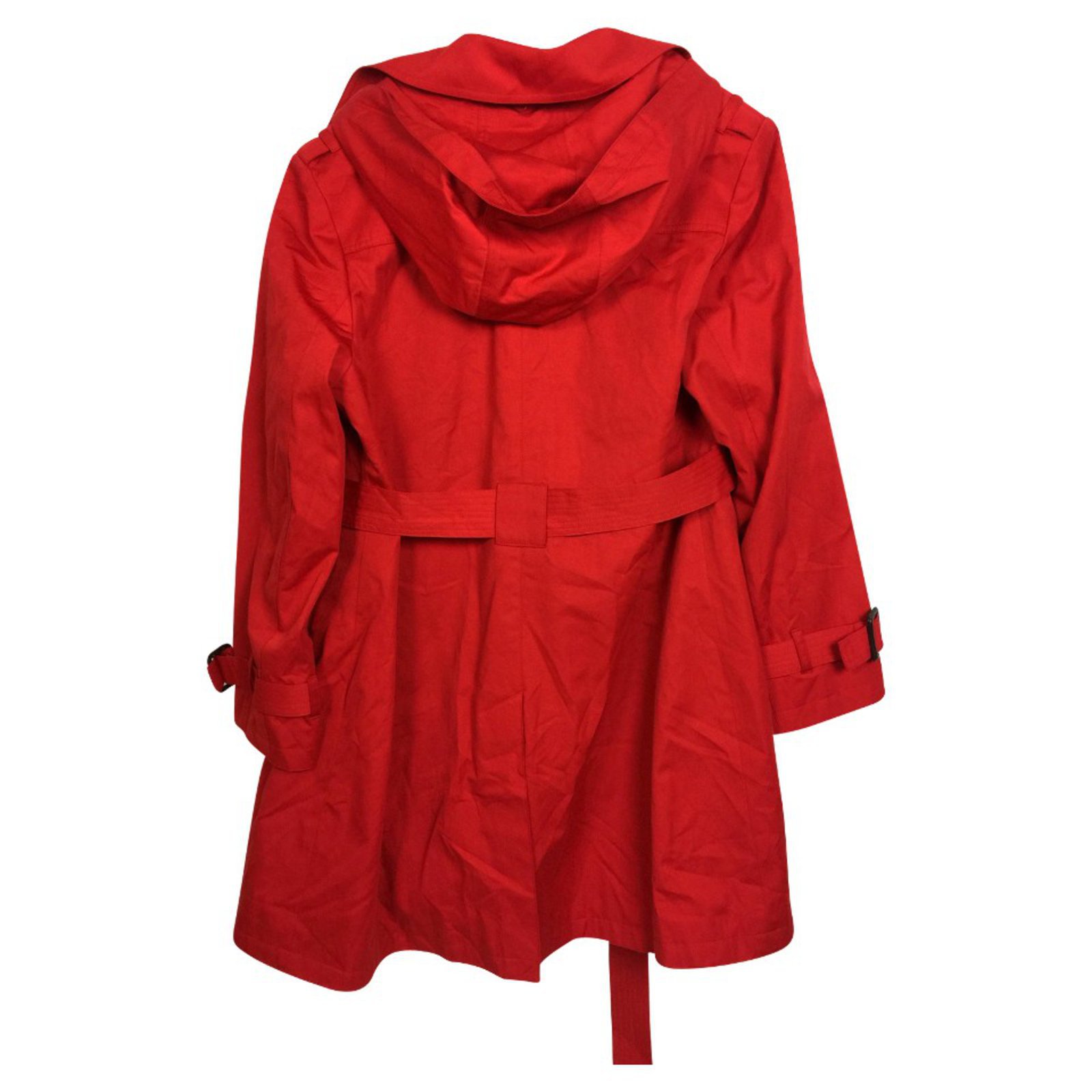 michael kors red raincoat