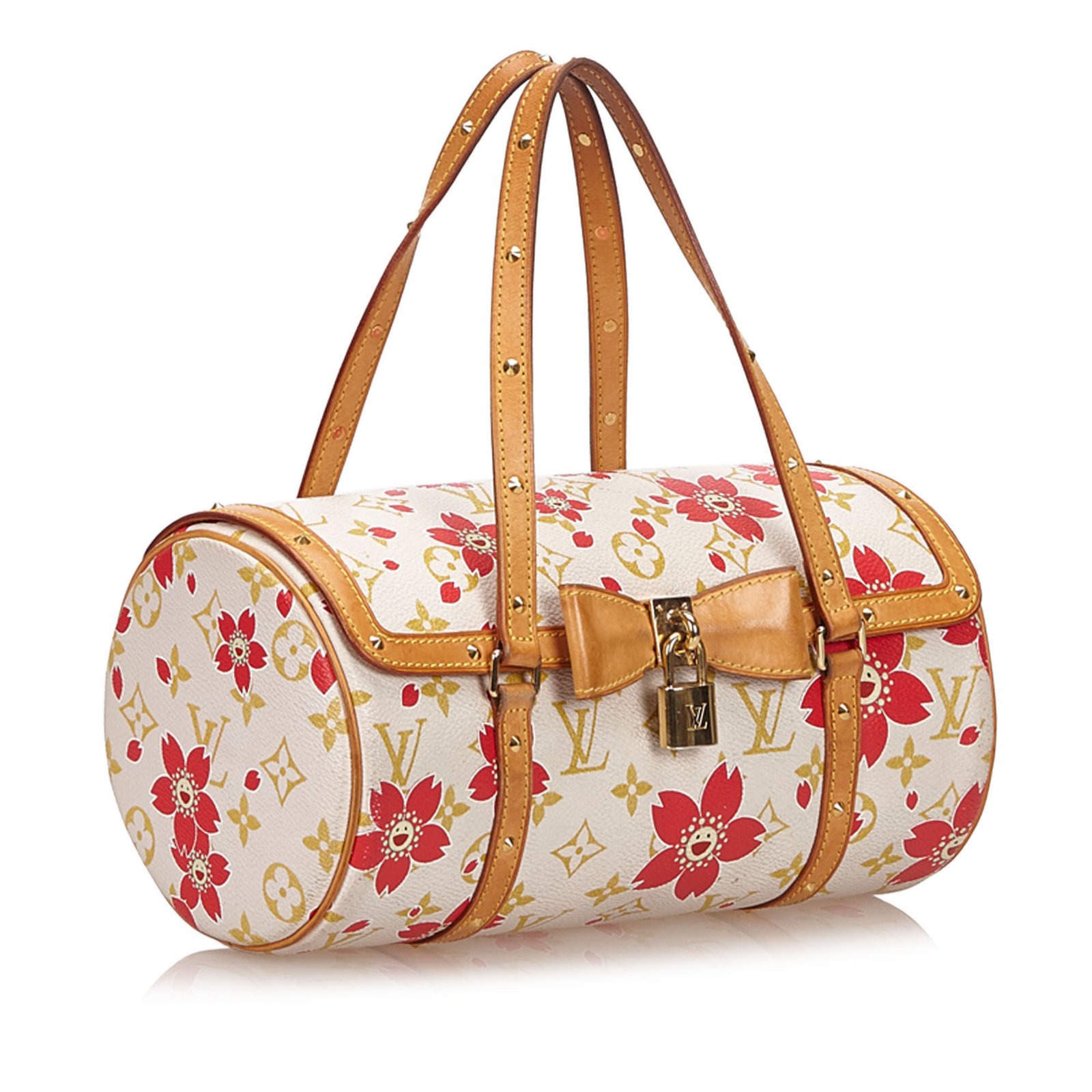 Papillon cloth handbag Louis Vuitton Multicolour in Cloth - 23316747