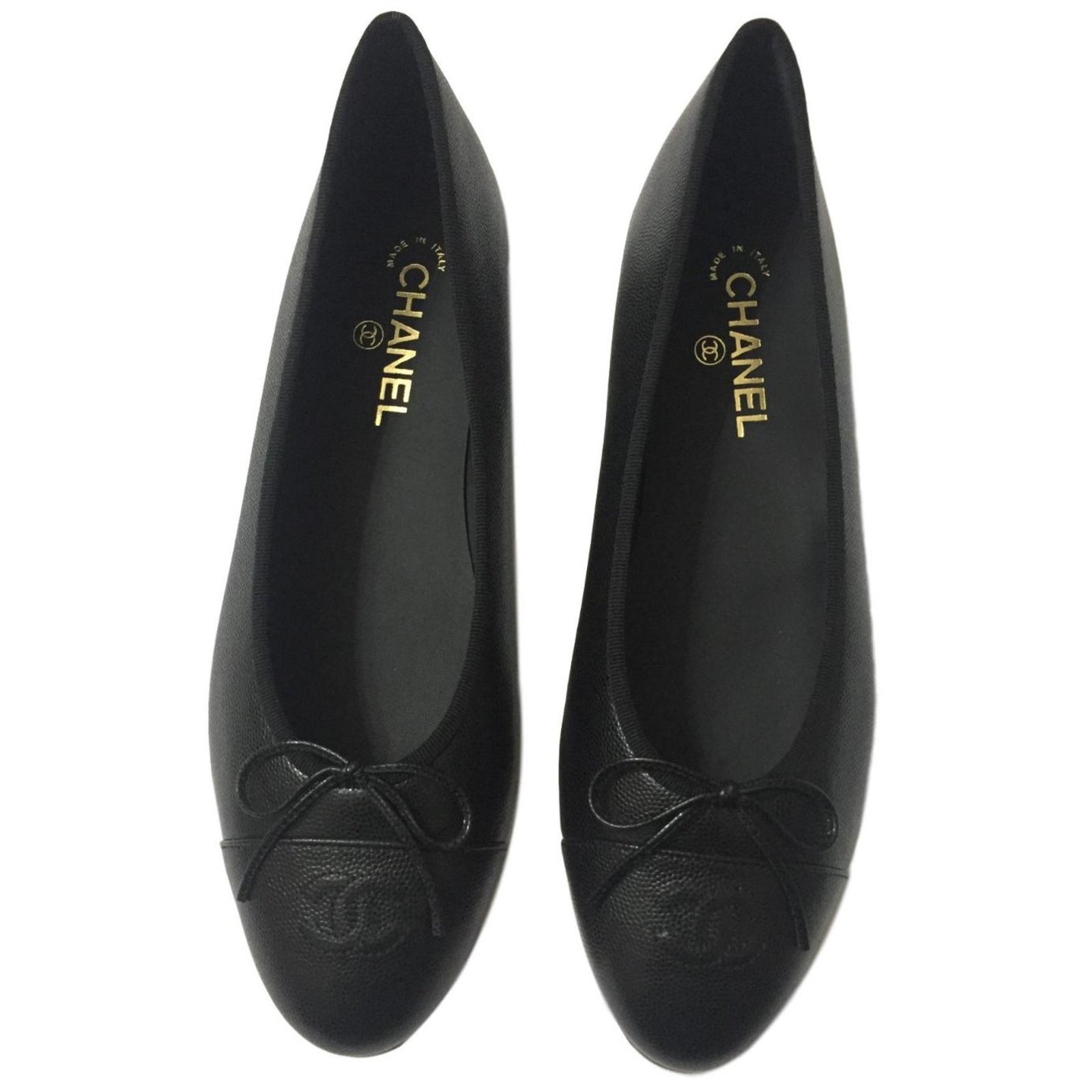 chanel-ballet-flats-black-leather-ref-83745-joli-closet