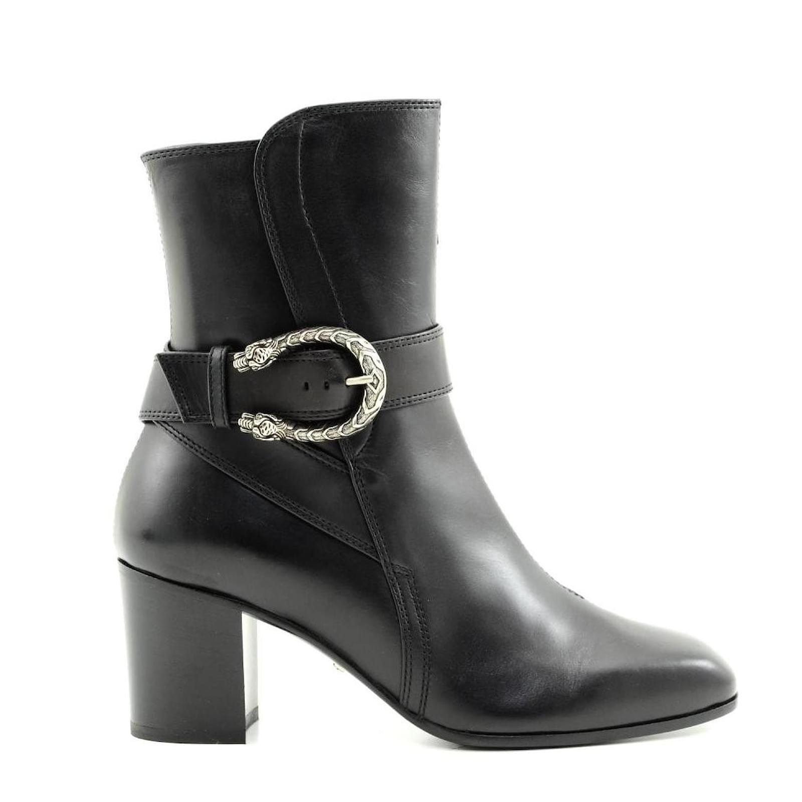 botte gucci femme noir