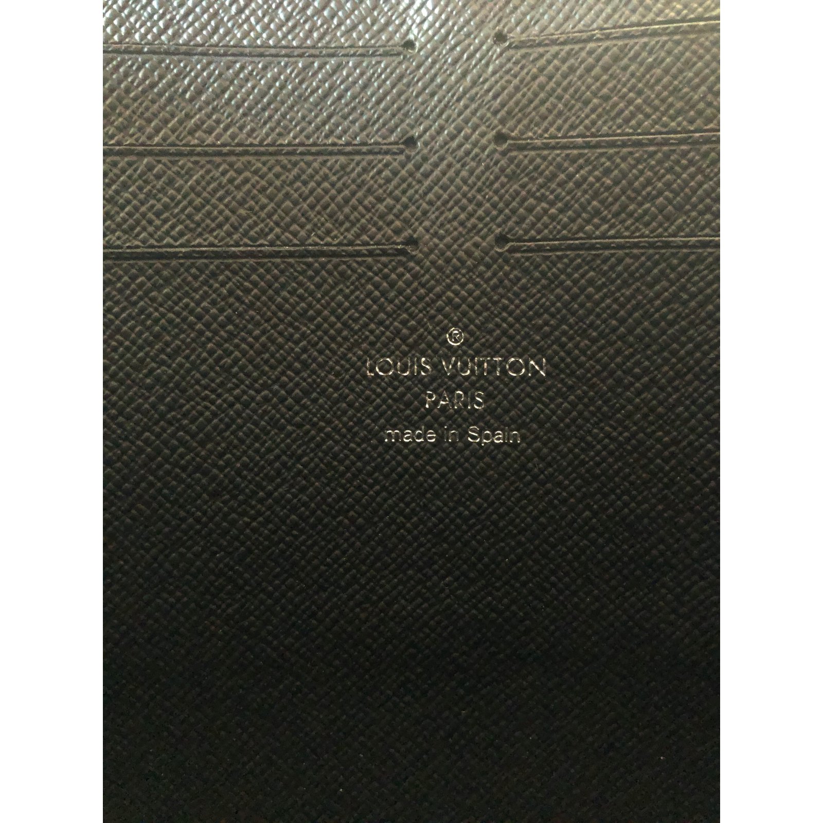Louis Vuitton Bags Briefcases Black Leather Cloth ref.42963 - Joli Closet