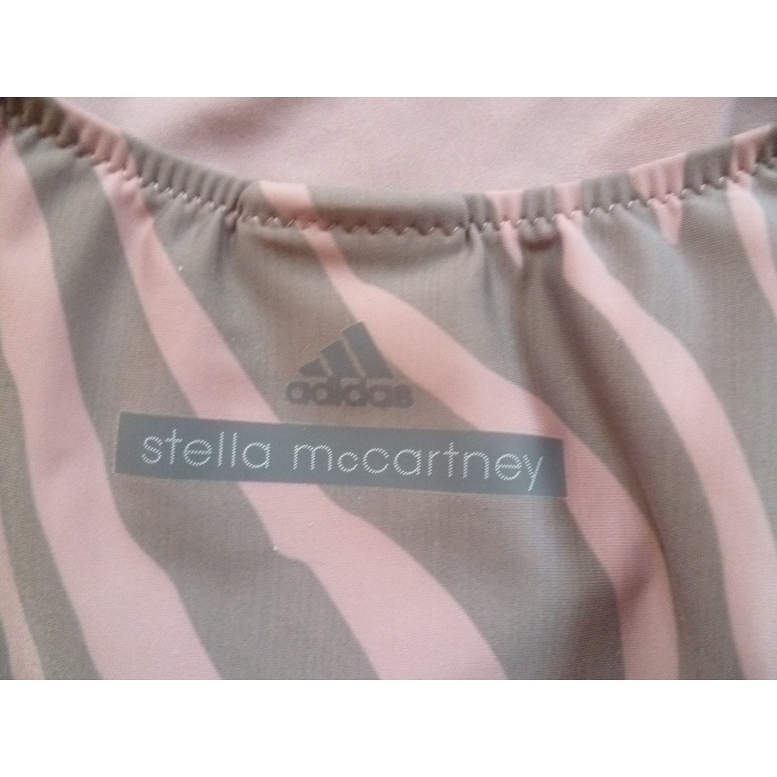 Two-piece swimsuit Stella McCartney Pour Adidas White size 34 FR in  Polyester - 26335285