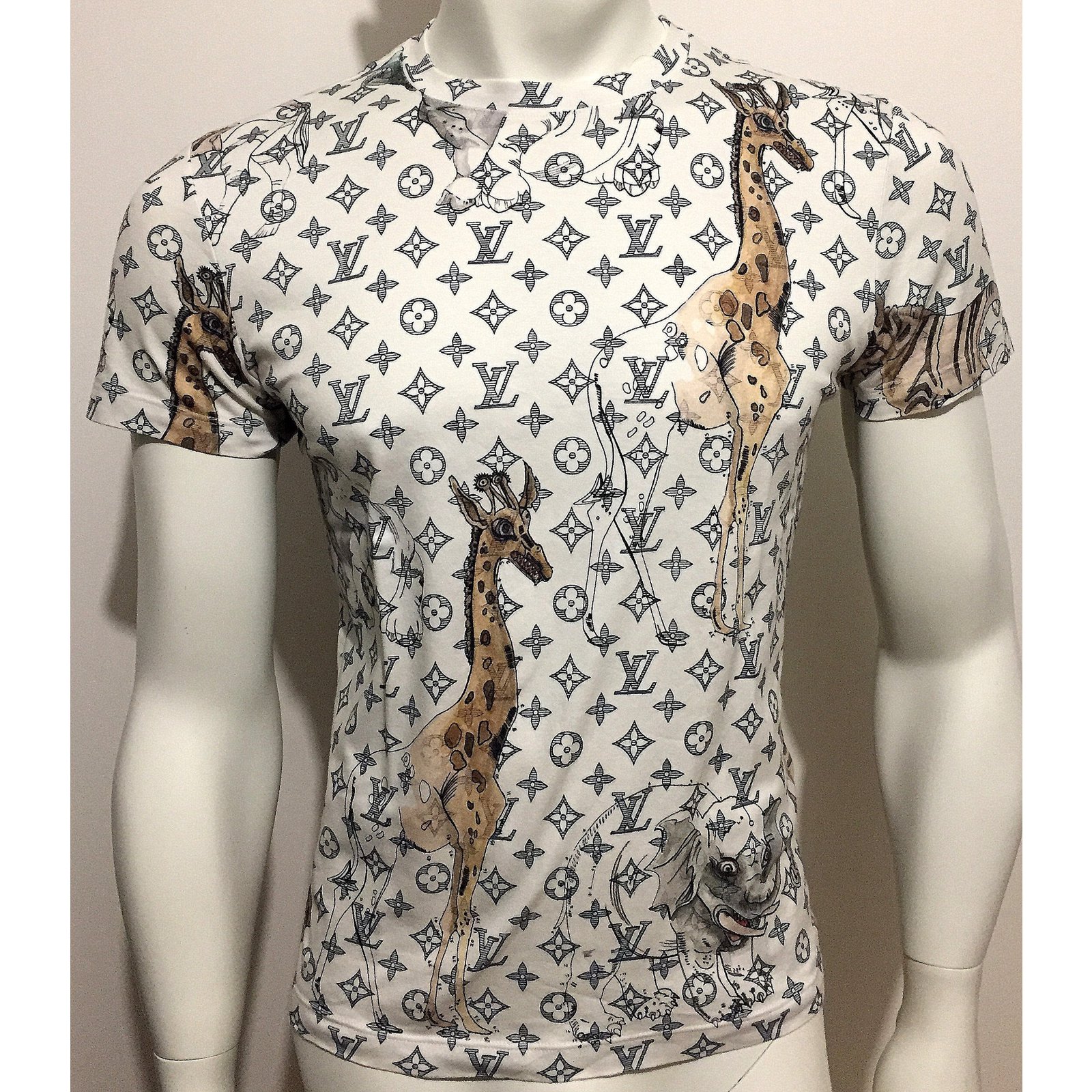 Louis Vuitton Men's Chapman Giraffe T-Shirt
