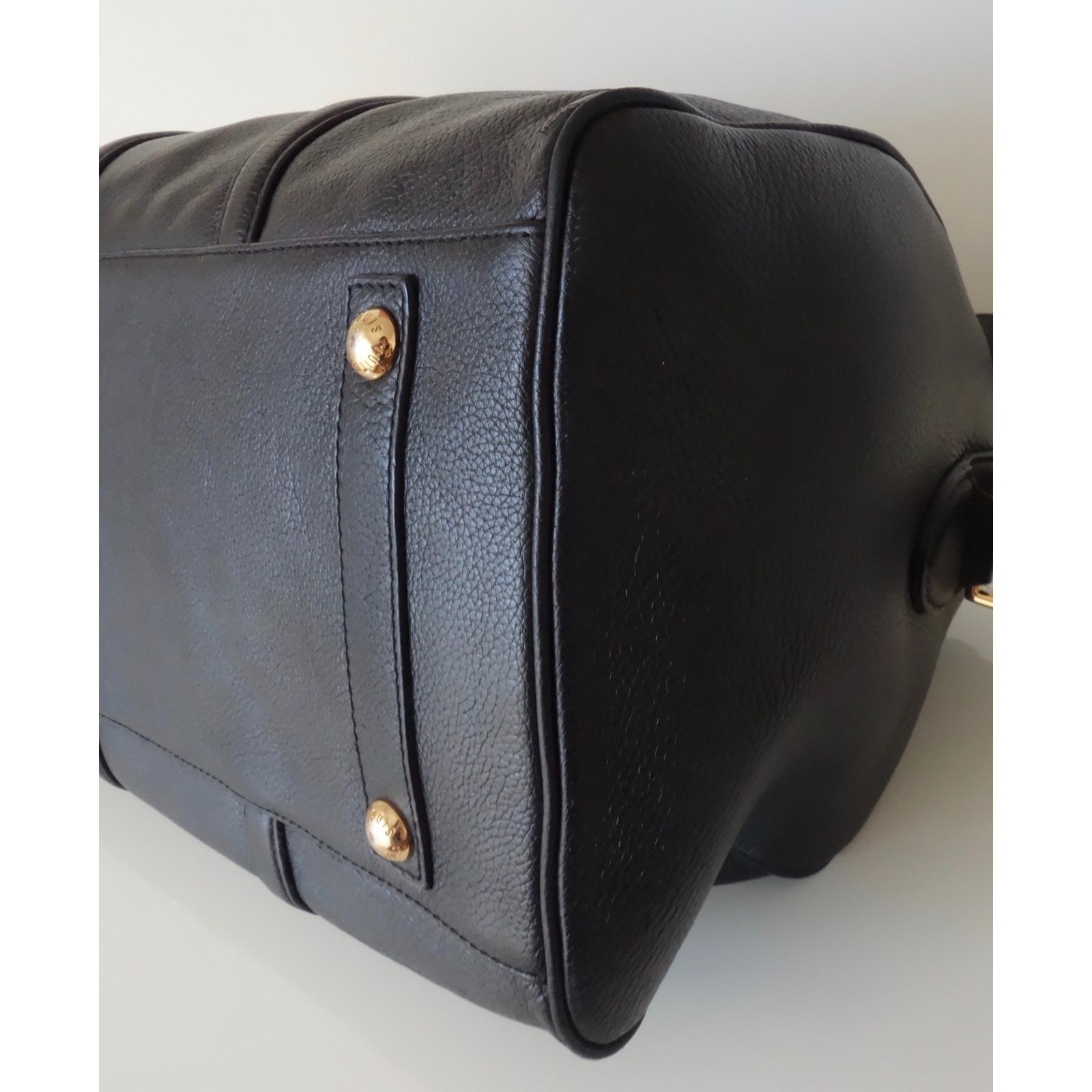 Louis Vuitton Bagatelle Black Leather ref.261034 - Joli Closet