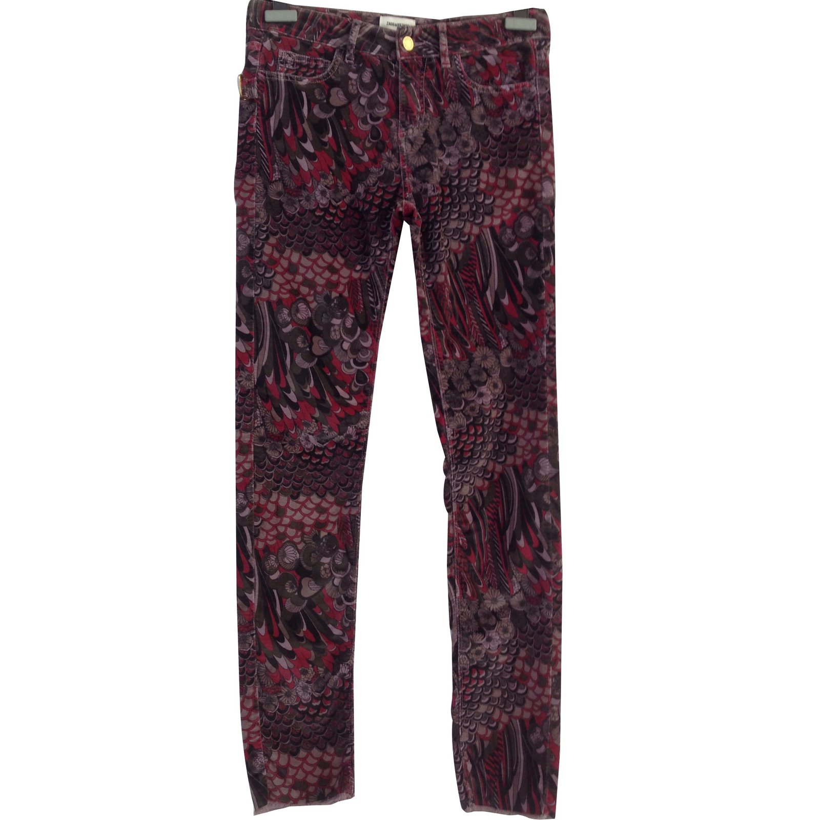 Zadig & Voltaire Trousers Khaki Cotton ref.84897 - Joli Closet