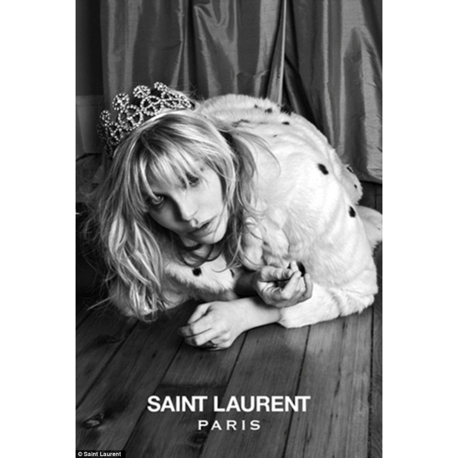 Saint Laurent Runway fur coat White ref.85091 - Joli Closet