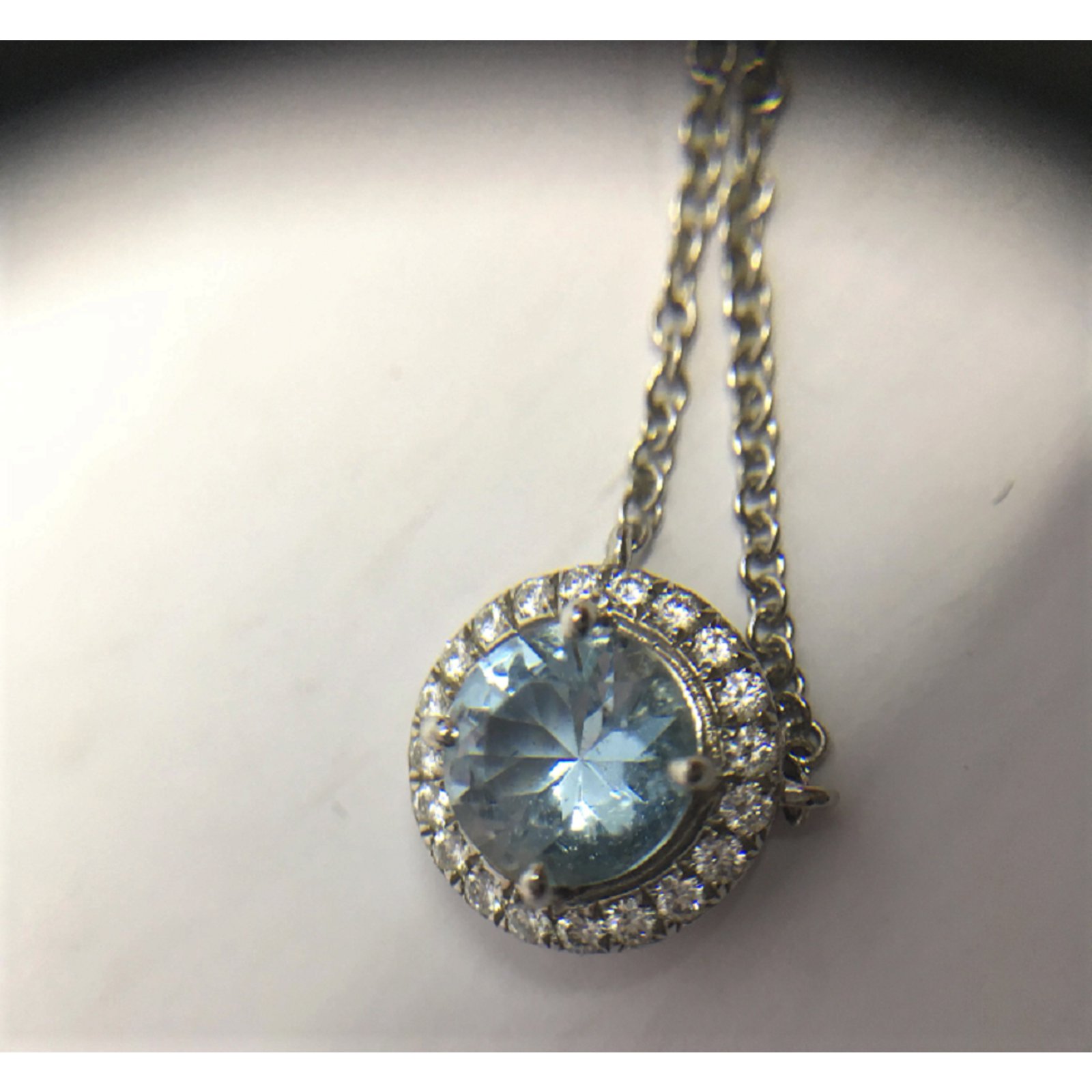 Tiffany & Co Color By Yard Aquamarine Bezel Set Pendant Necklace Sterling  Silver | eBay