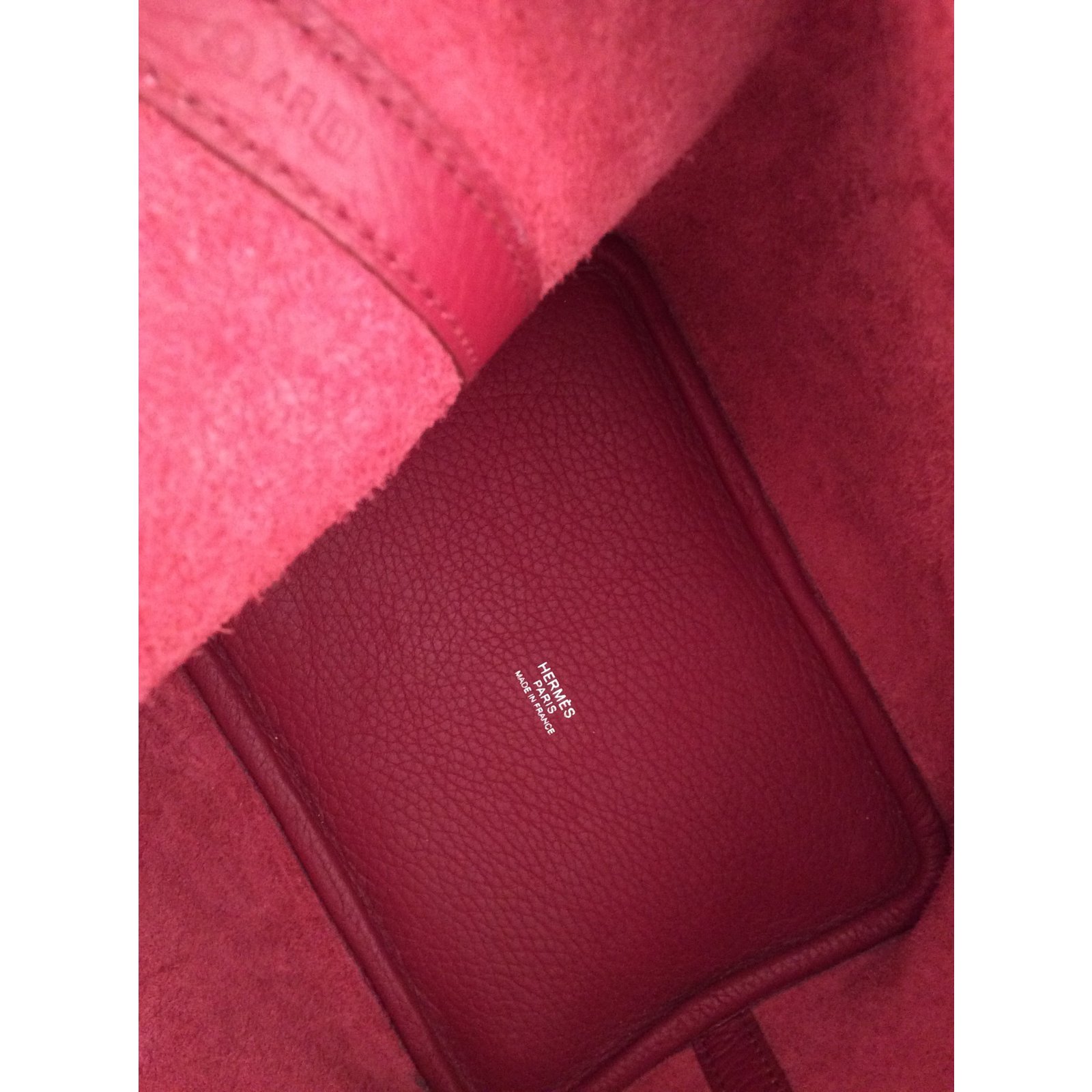 Hermès Picotin Dark red Leather ref.157751 - Joli Closet
