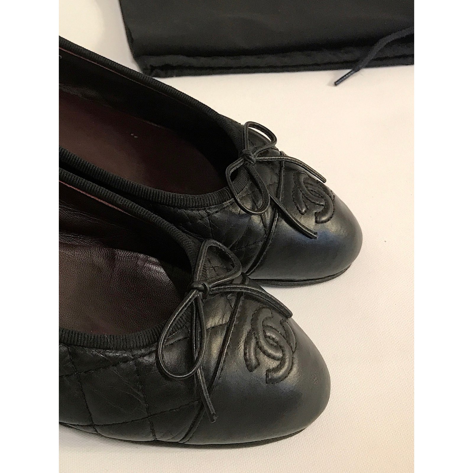 CHANEL, Shoes, Chanel Ballet Flats Size 385