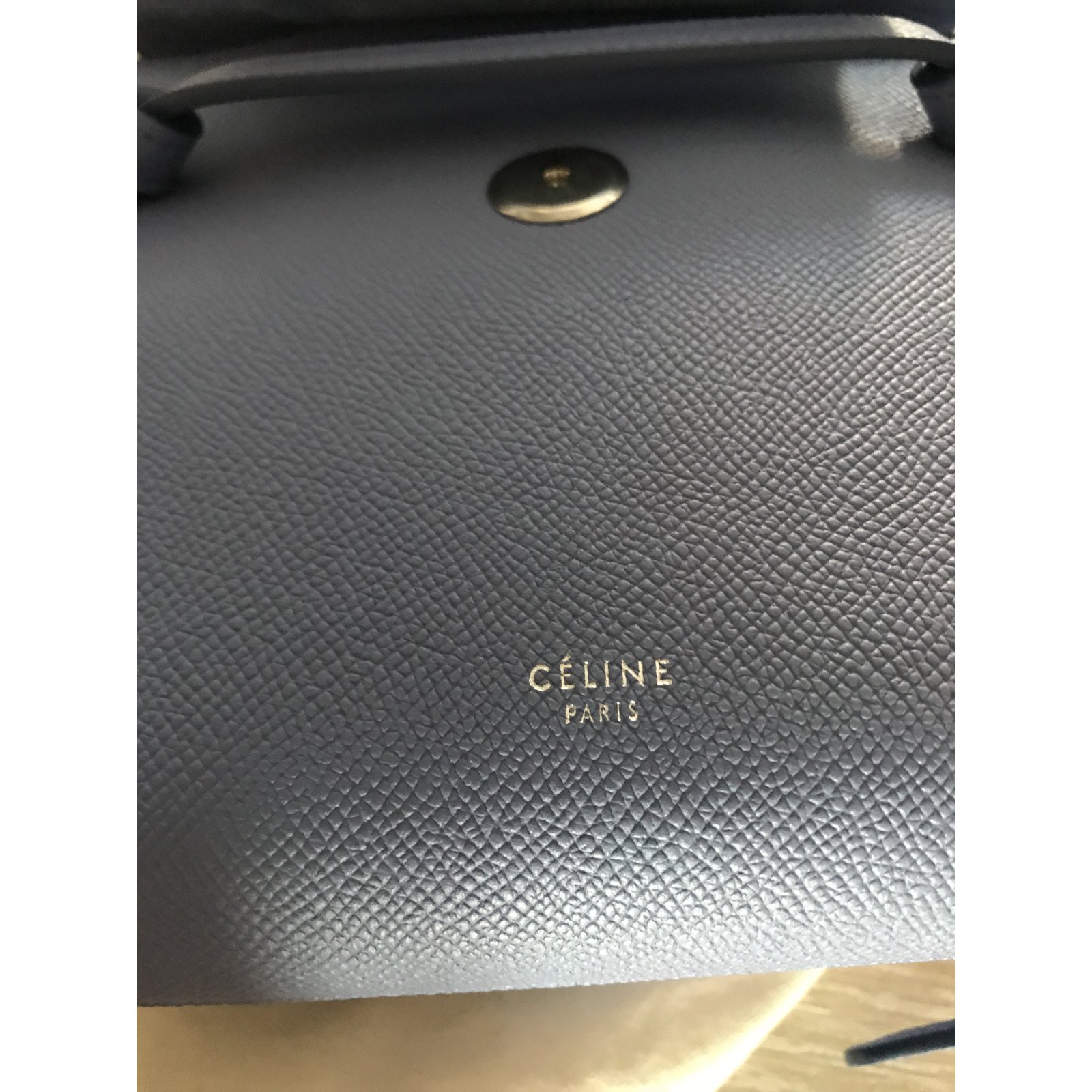 Céline CELINE NANO BELT SAC NEW 100% Blue Leather ref.86421 - Joli Closet