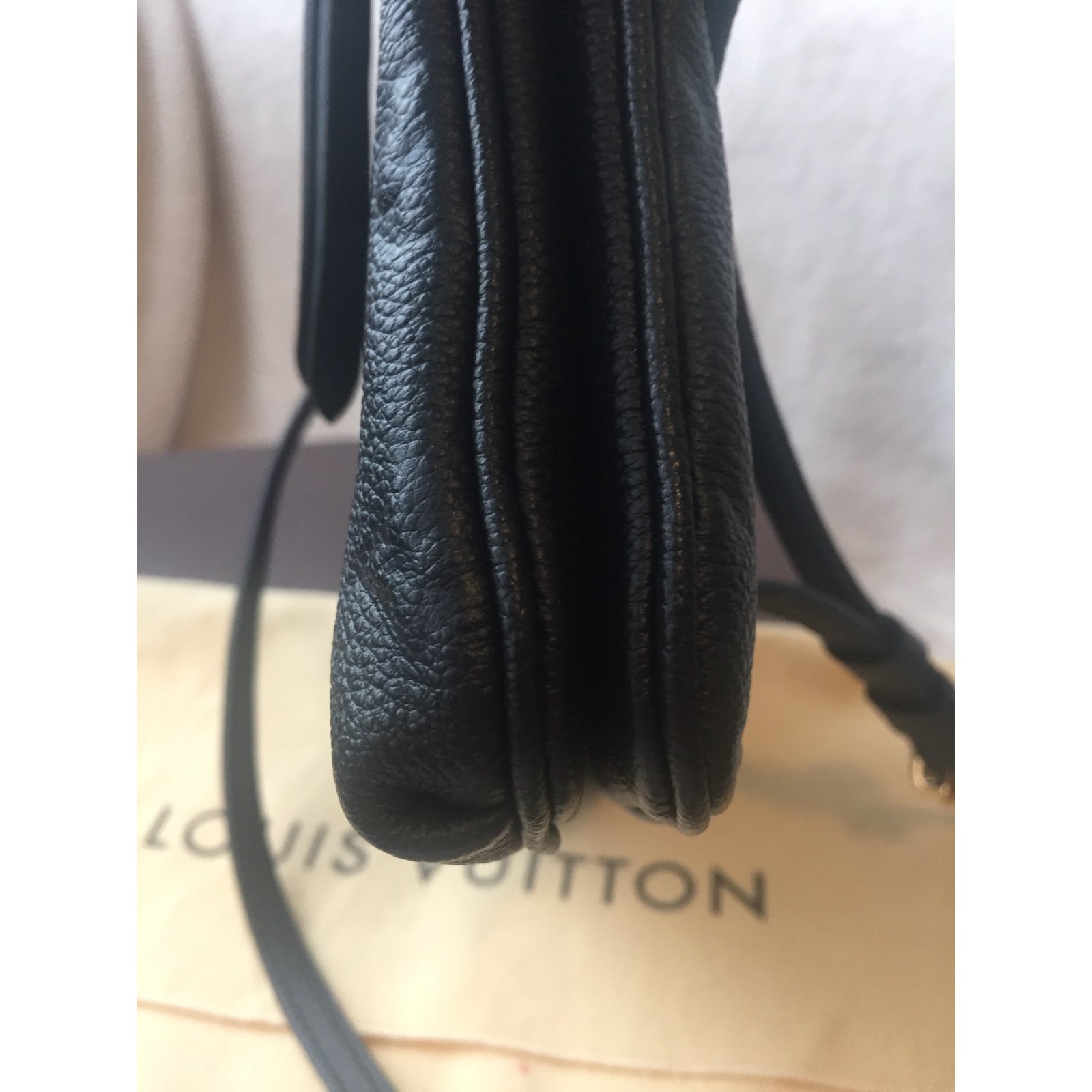 Louis Vuitton twinset/Twice Black Leather ref.86645 - Joli Closet