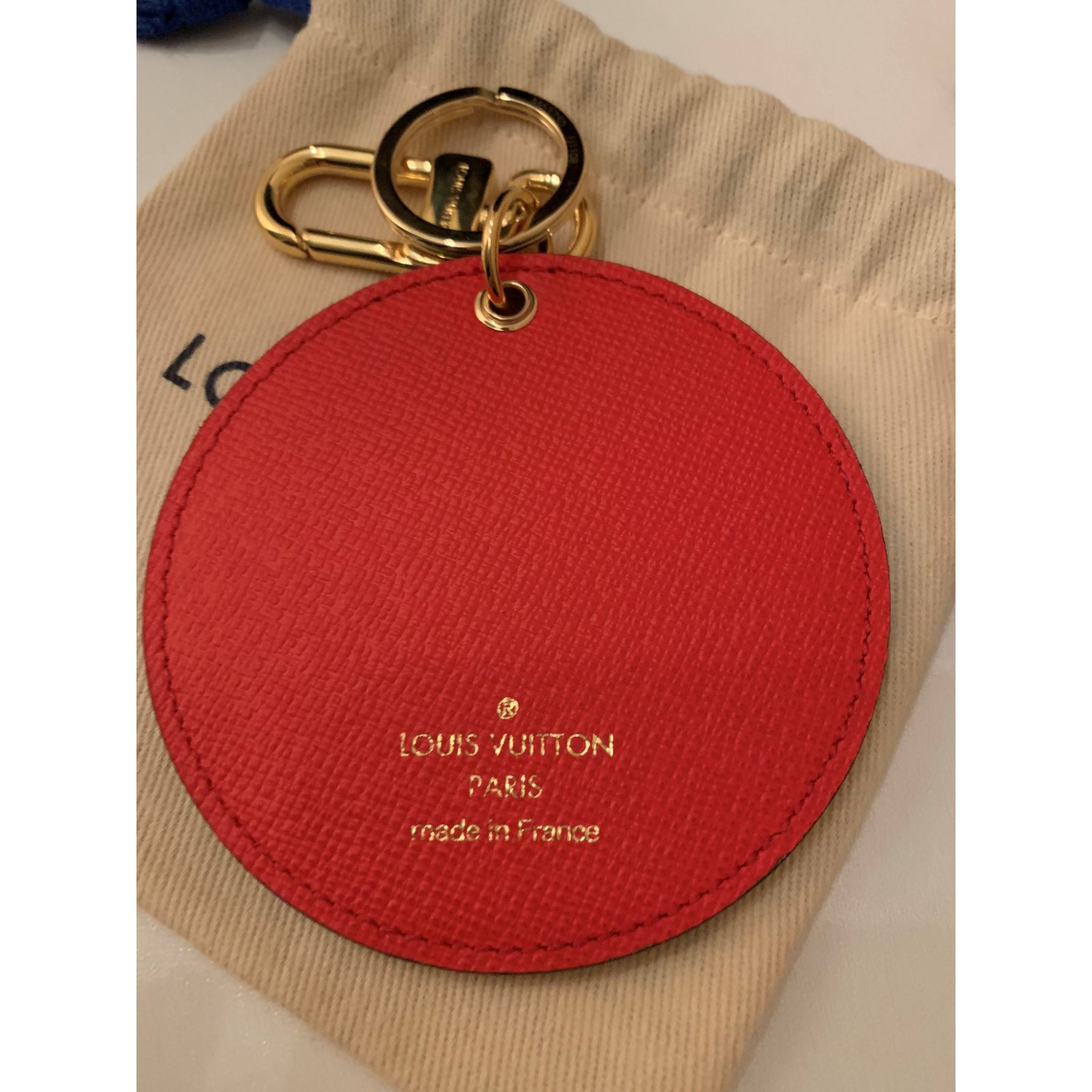 Louis Vuitton Key ring/bag charm Cloth ref.86726 - Joli Closet
