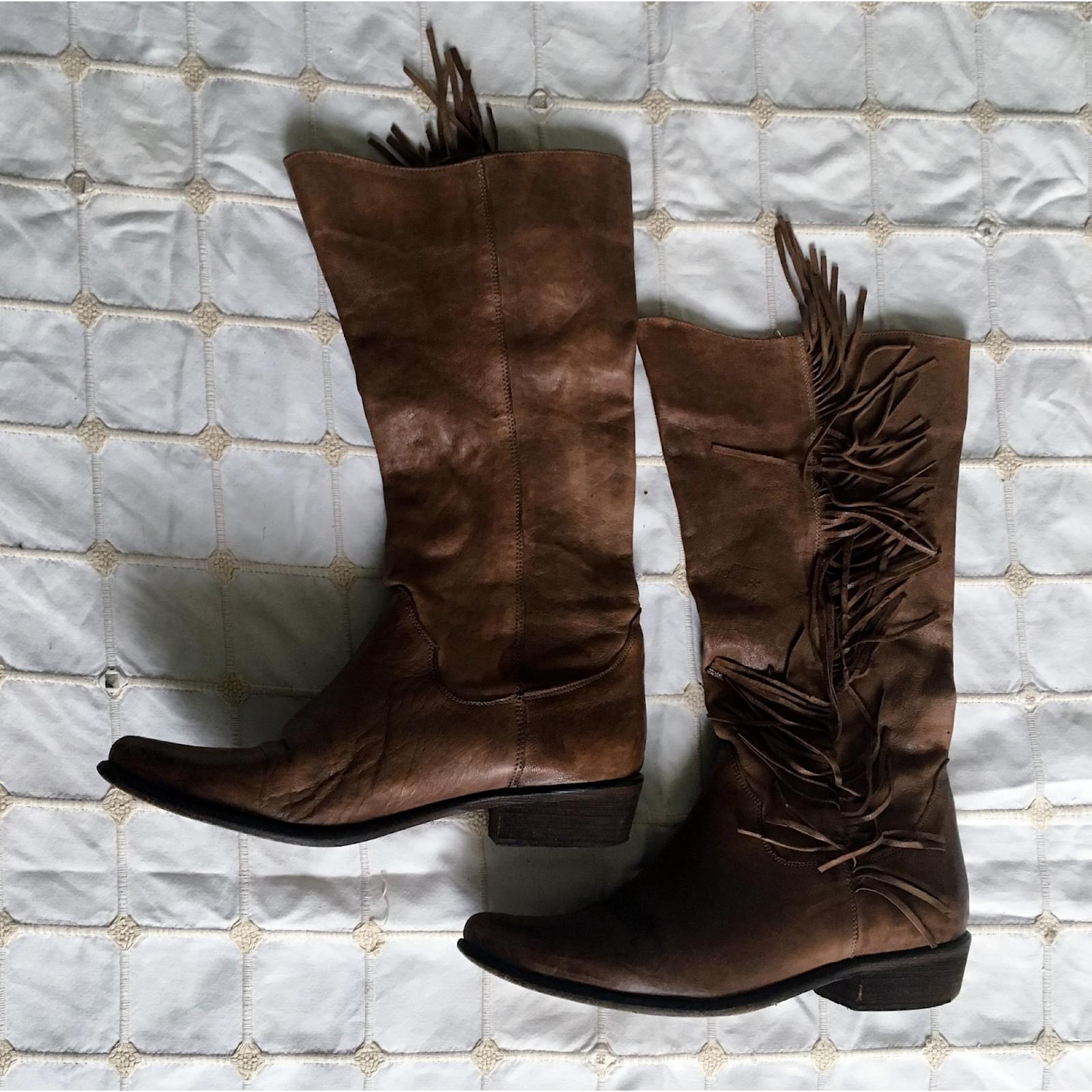 Vero Cuoio Stiefel Braun Leder Joli Closet