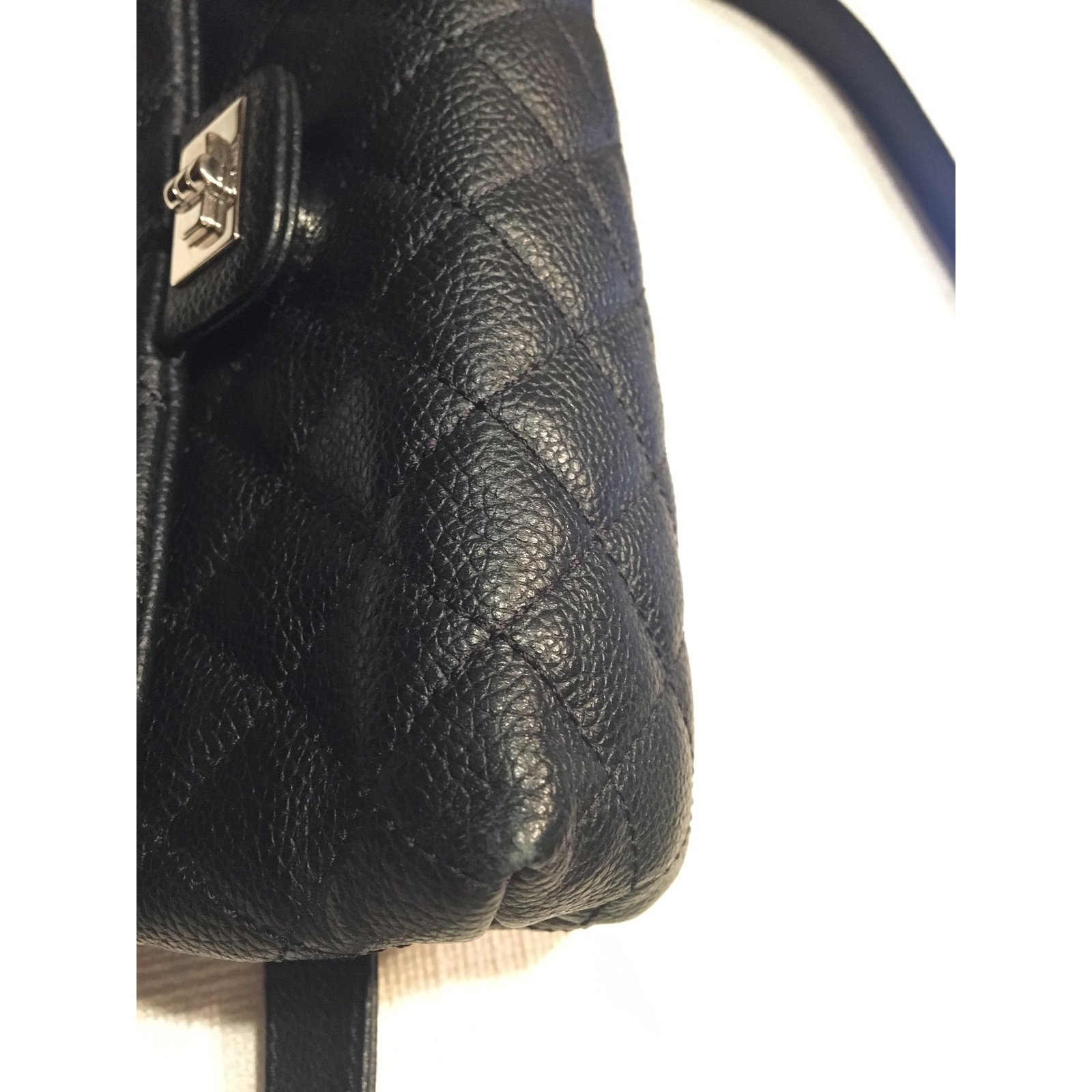 Chanel Belt pouch 2.55 Black Leather ref.87463 - Joli Closet