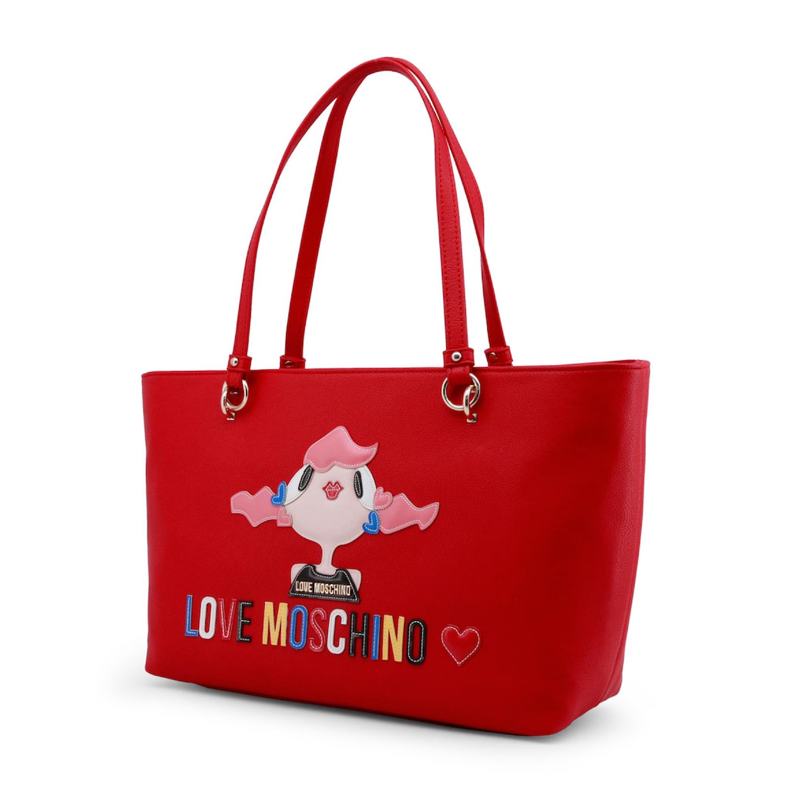 Love Moschino Handbags Red Synthetic ref.87517 Joli Closet