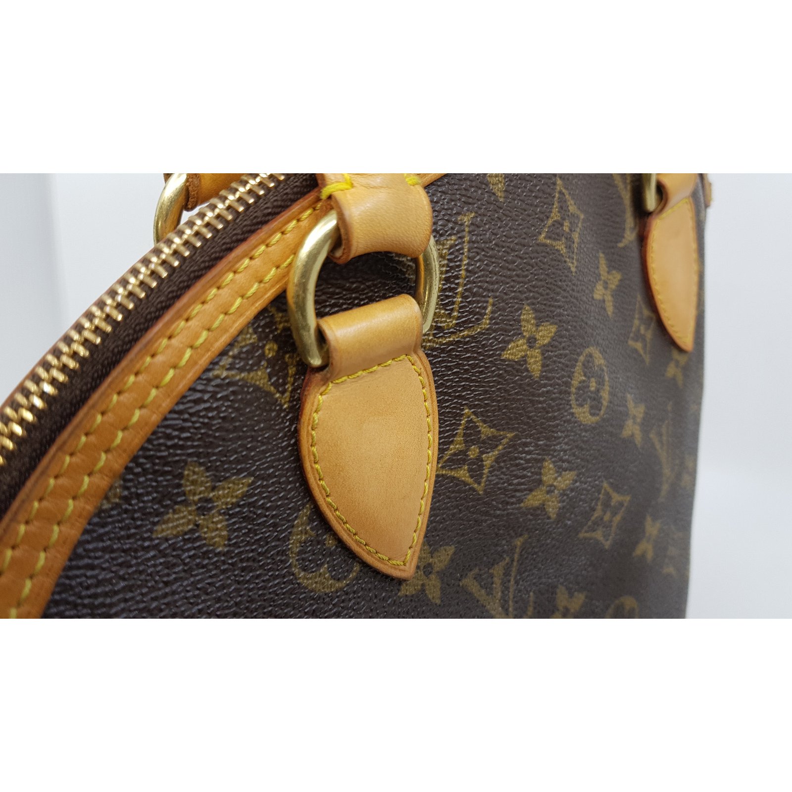 Lockit vertical cloth tote Louis Vuitton Brown in Cloth - 33575129