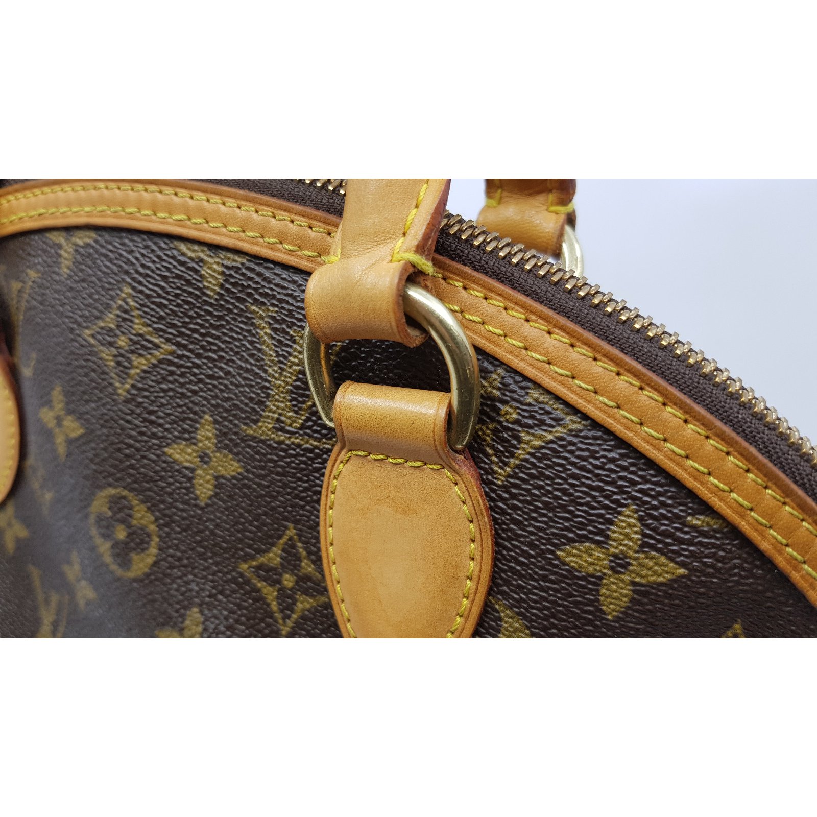 Louis Vuitton Lockit PM Monogram bag Dark brown Cloth ref.87939
