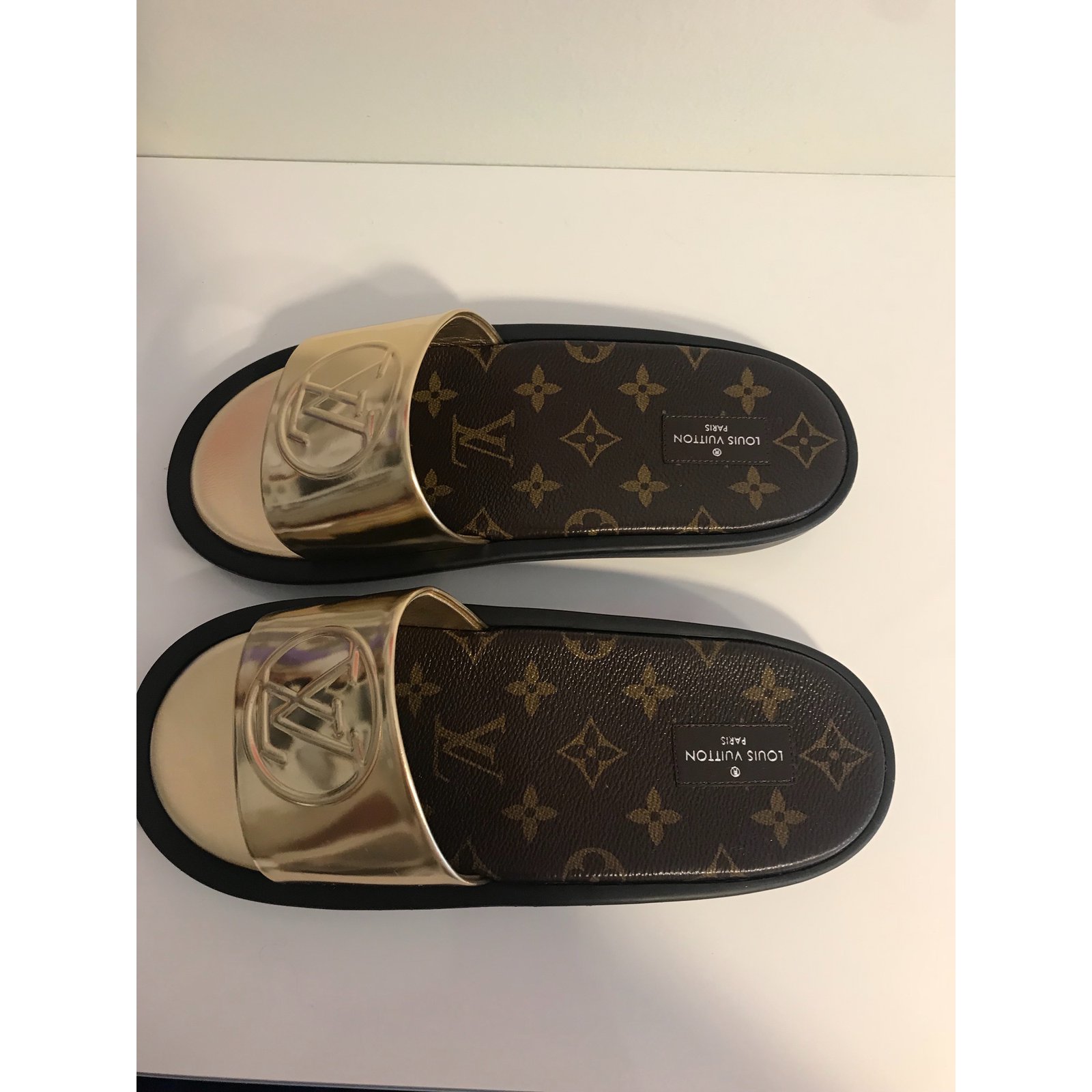 Louis Vuitton, Shoes, Louis Vuitton Slides Sunbath Flat Mule