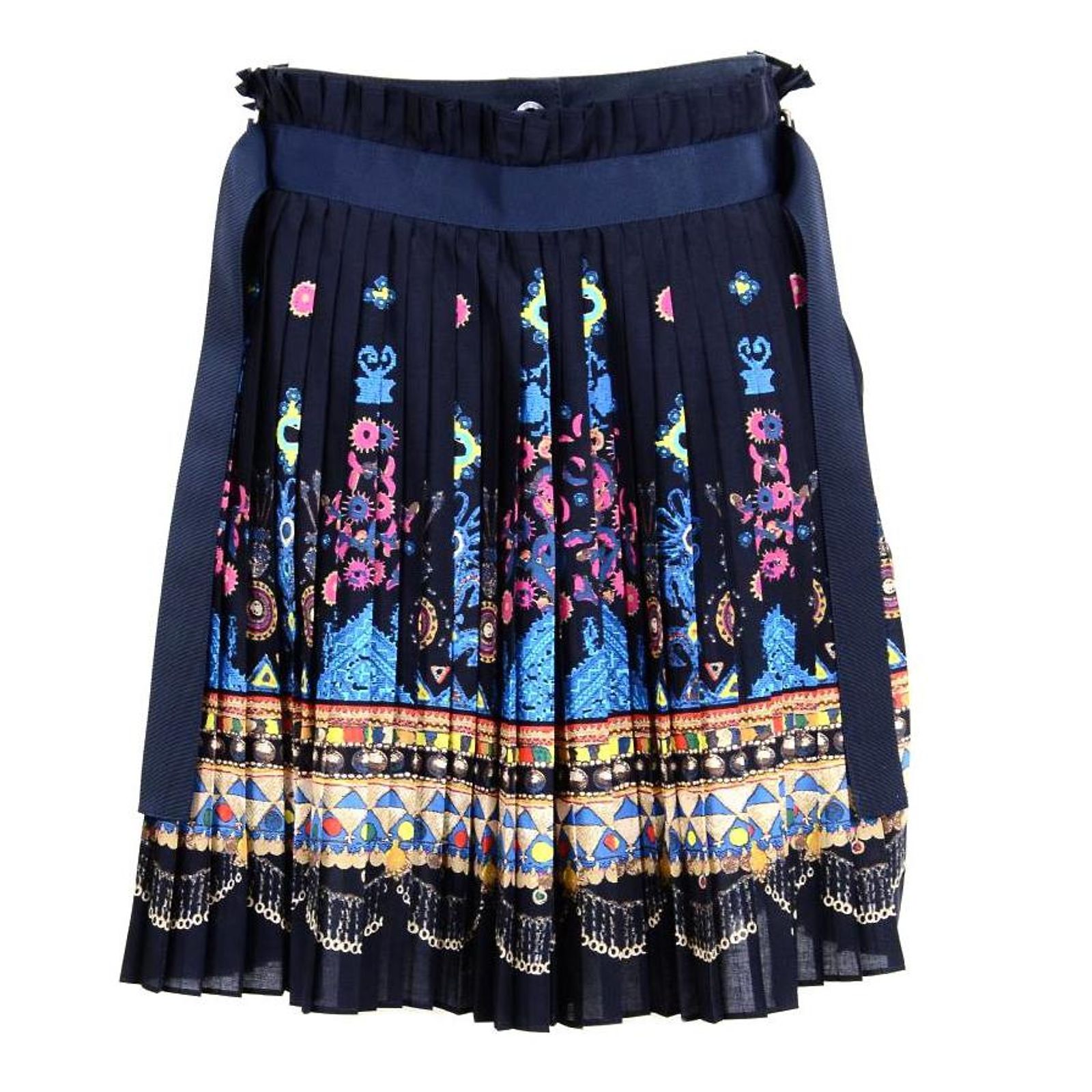 Jupe En Jean Sacai Taille 3 - Avec Short Intégré Vert, Neuve Avec étiquette