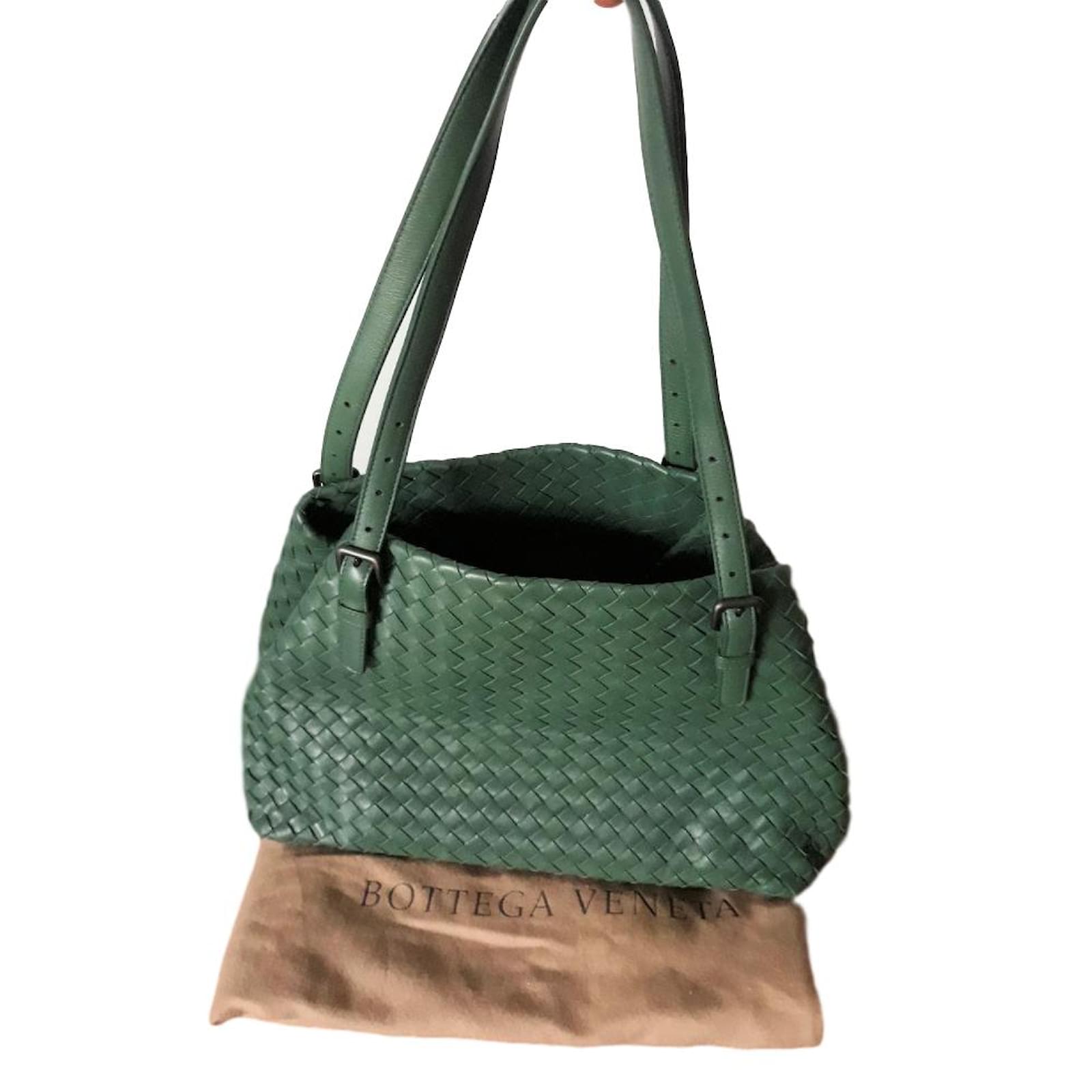 Sac fourre-tout de grande capacité en cuir, sac seau tissé Vintage en