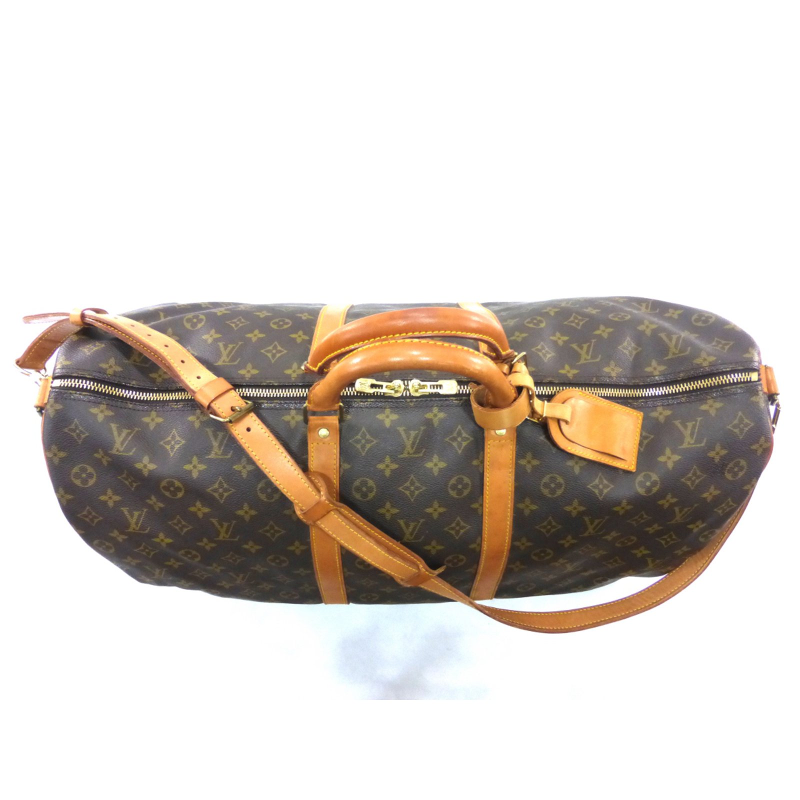 Louis Vuitton keepall 60 Monogram shoulder strap - VI0954 Brown