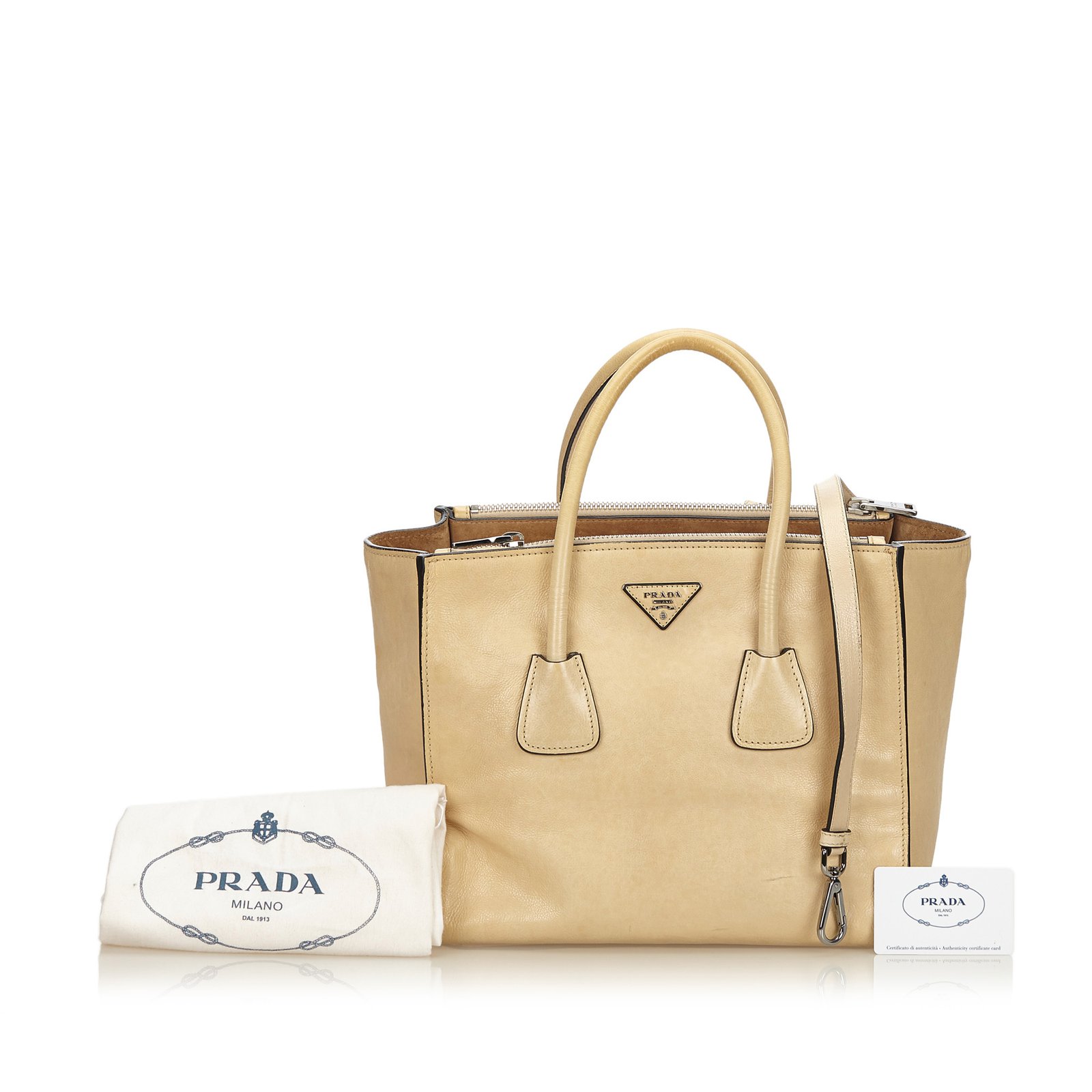 Pony-style calfskin handbag Prada Brown in Pony-style calfskin - 30881927