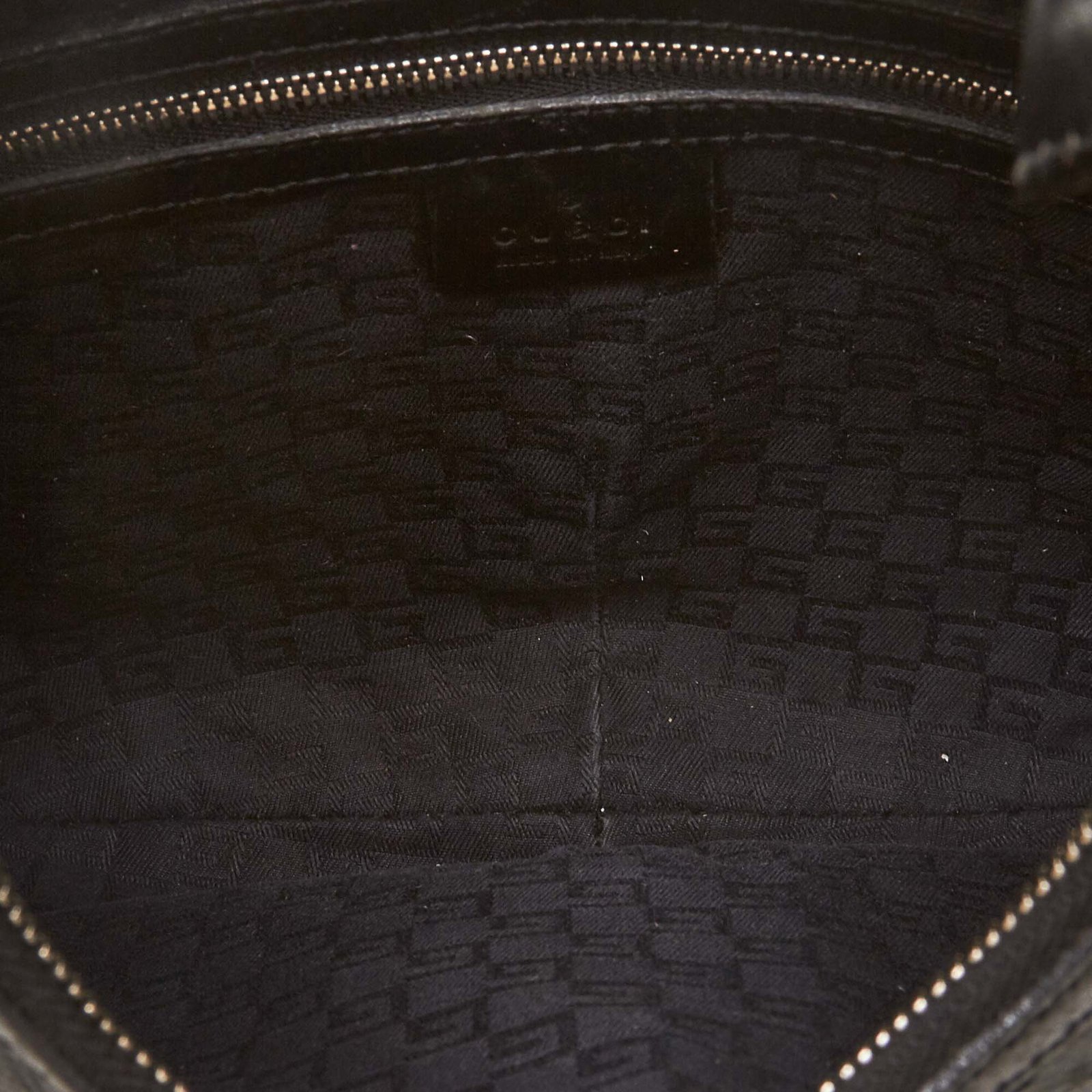 Gucci Black Canvas and Perforated Leather Reins Hobo Gucci | The Luxury  Closet