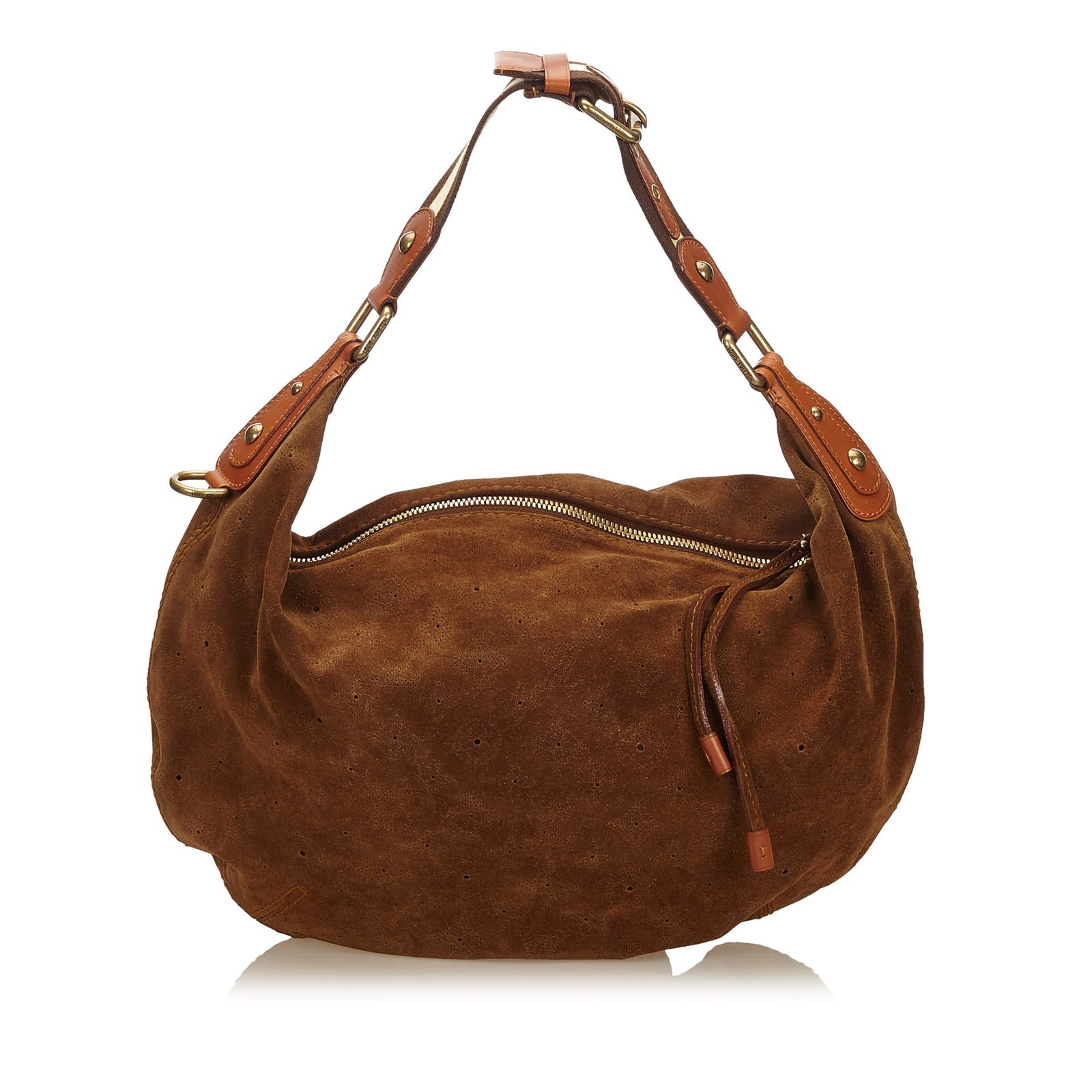 Louis Vuitton Suede Mahina Onatah GM - Orange Hobos, Handbags