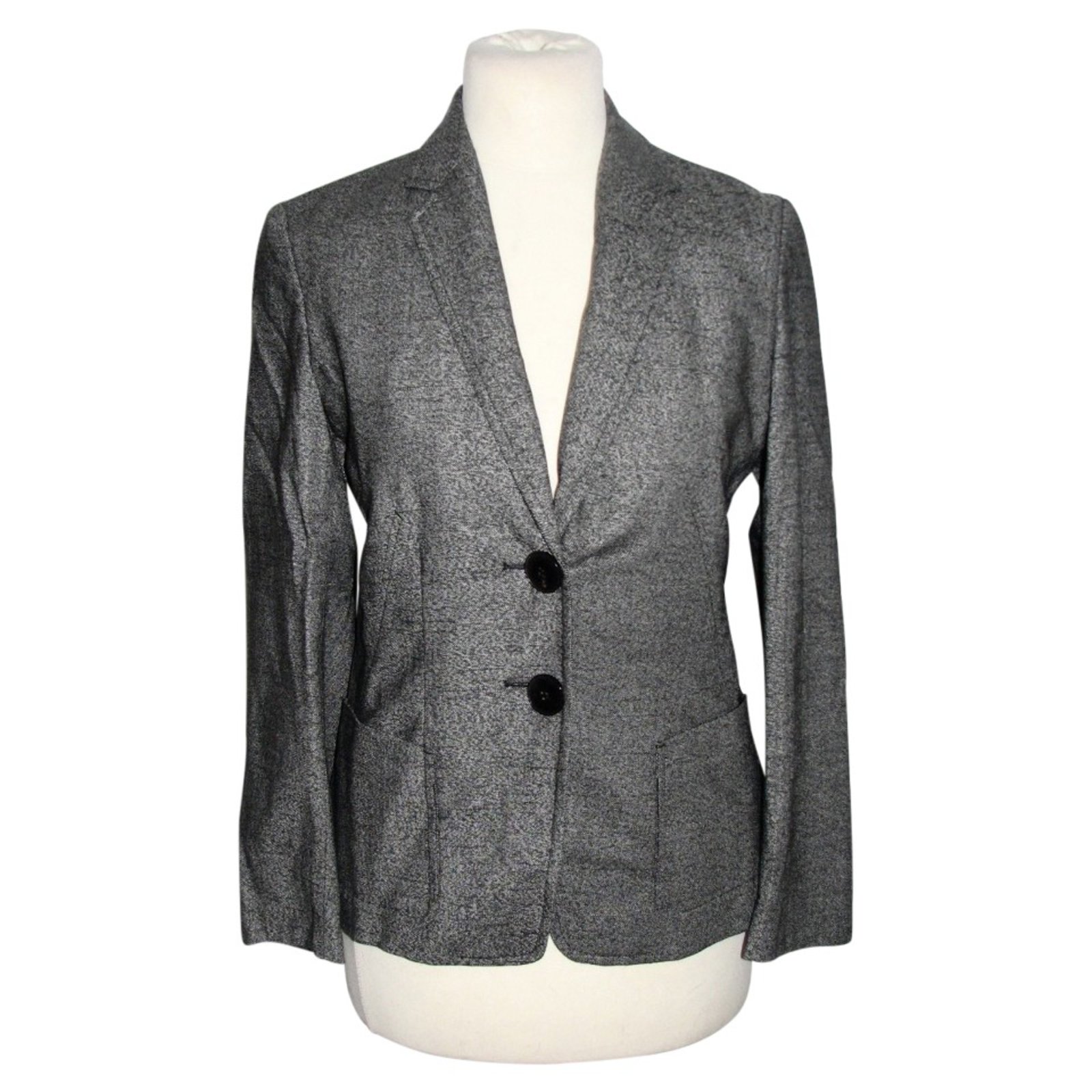 René Lezard Blazer Grey Silk Wool ref.89670 - Joli Closet
