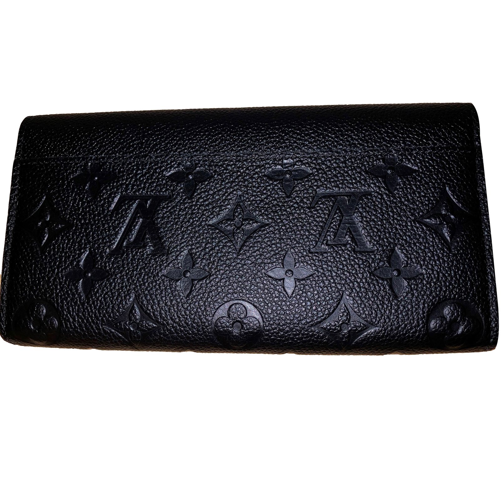 Louis Vuitton Sarah leather wallet with black imprint ref.90198 - Joli  Closet