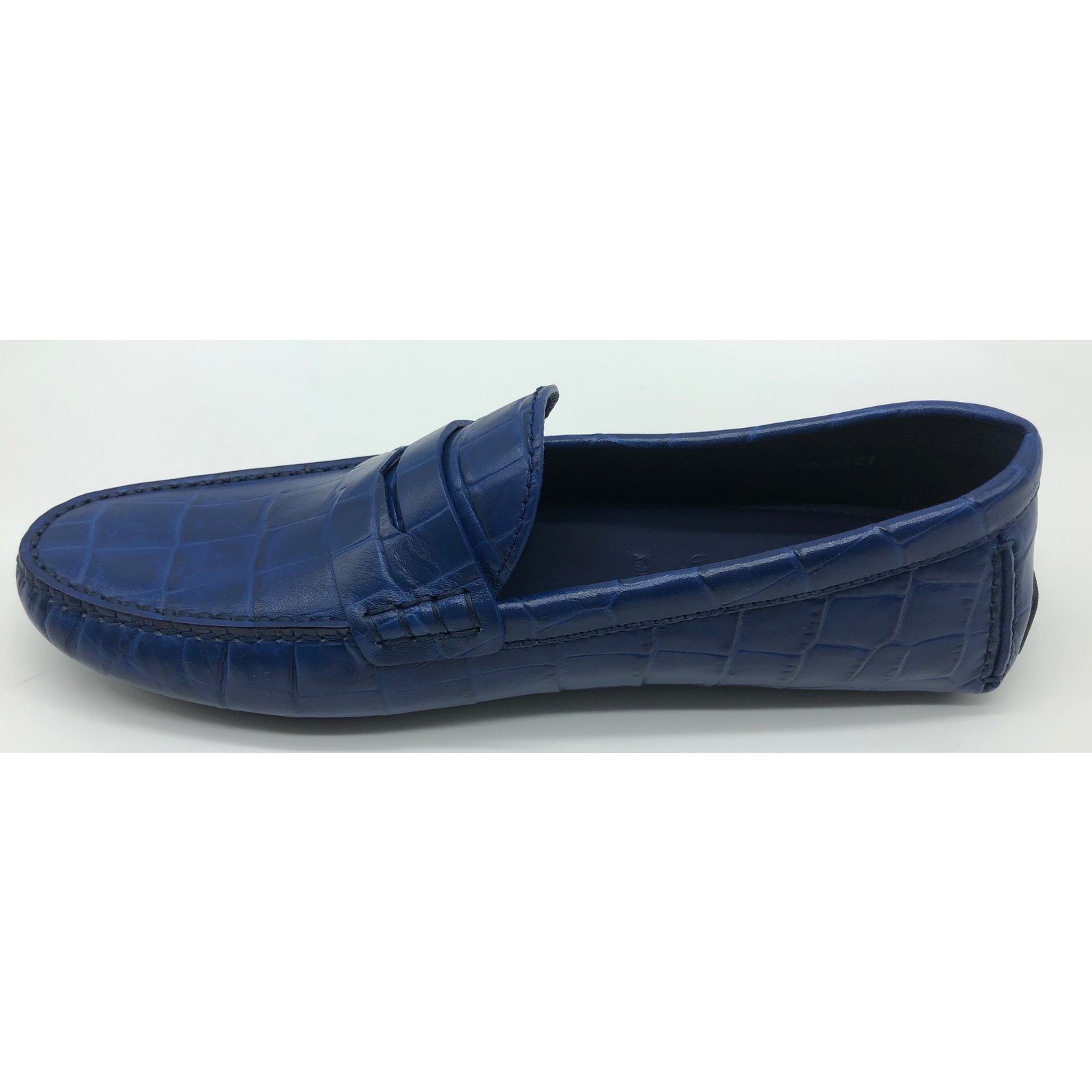 Louis Vuitton Loafers Blue Leather ref.90214 - Joli Closet