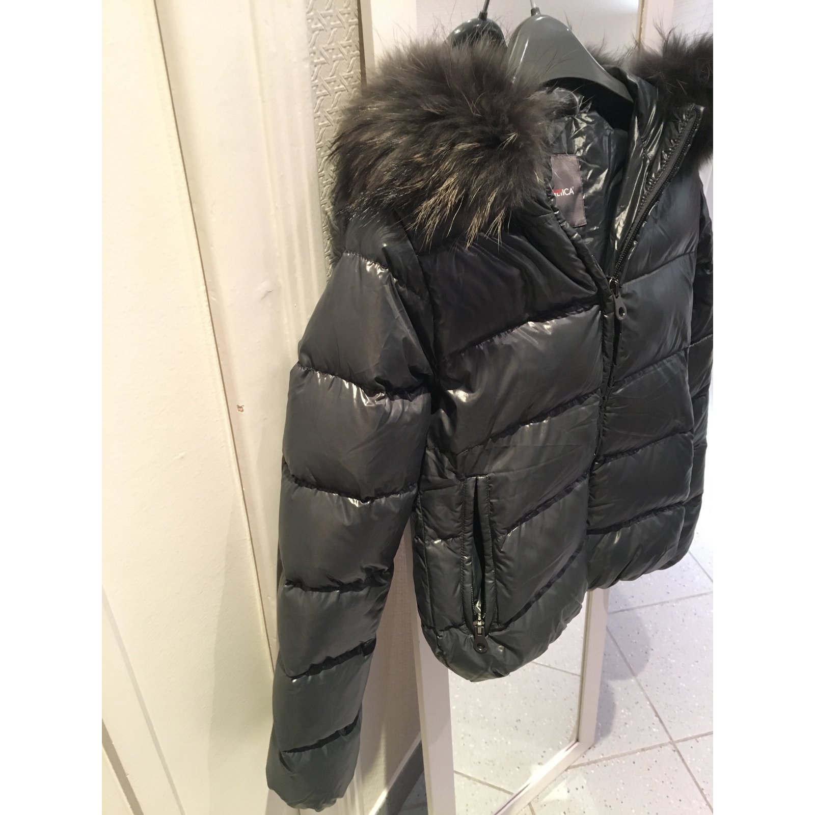 Duvetica Sleeveless jacket Black Polyester Fur ref.55056 - Joli Closet