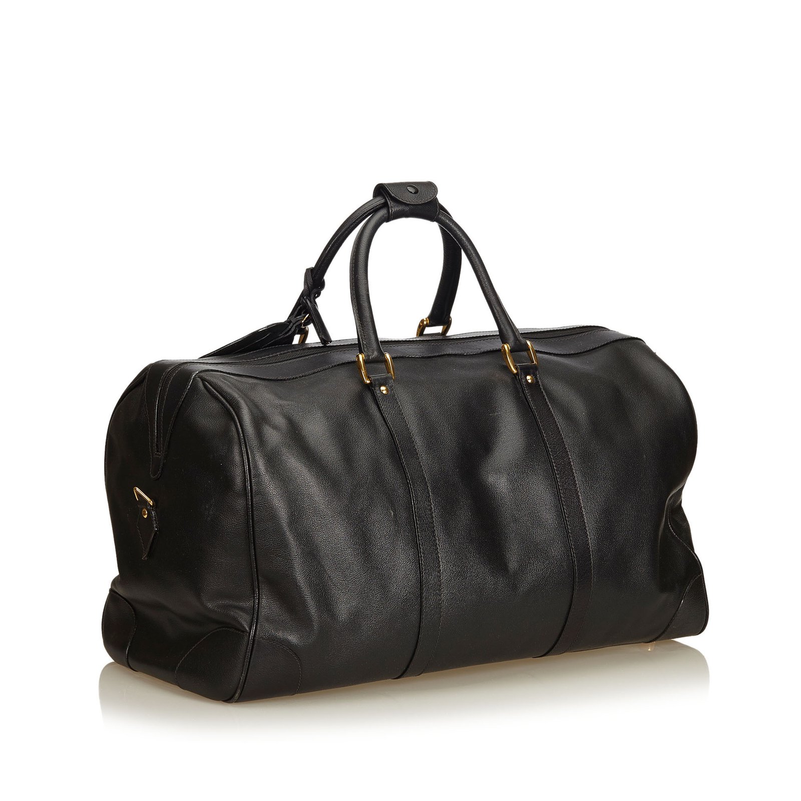 Gucci Leather Duffle Bag Travel bag 
