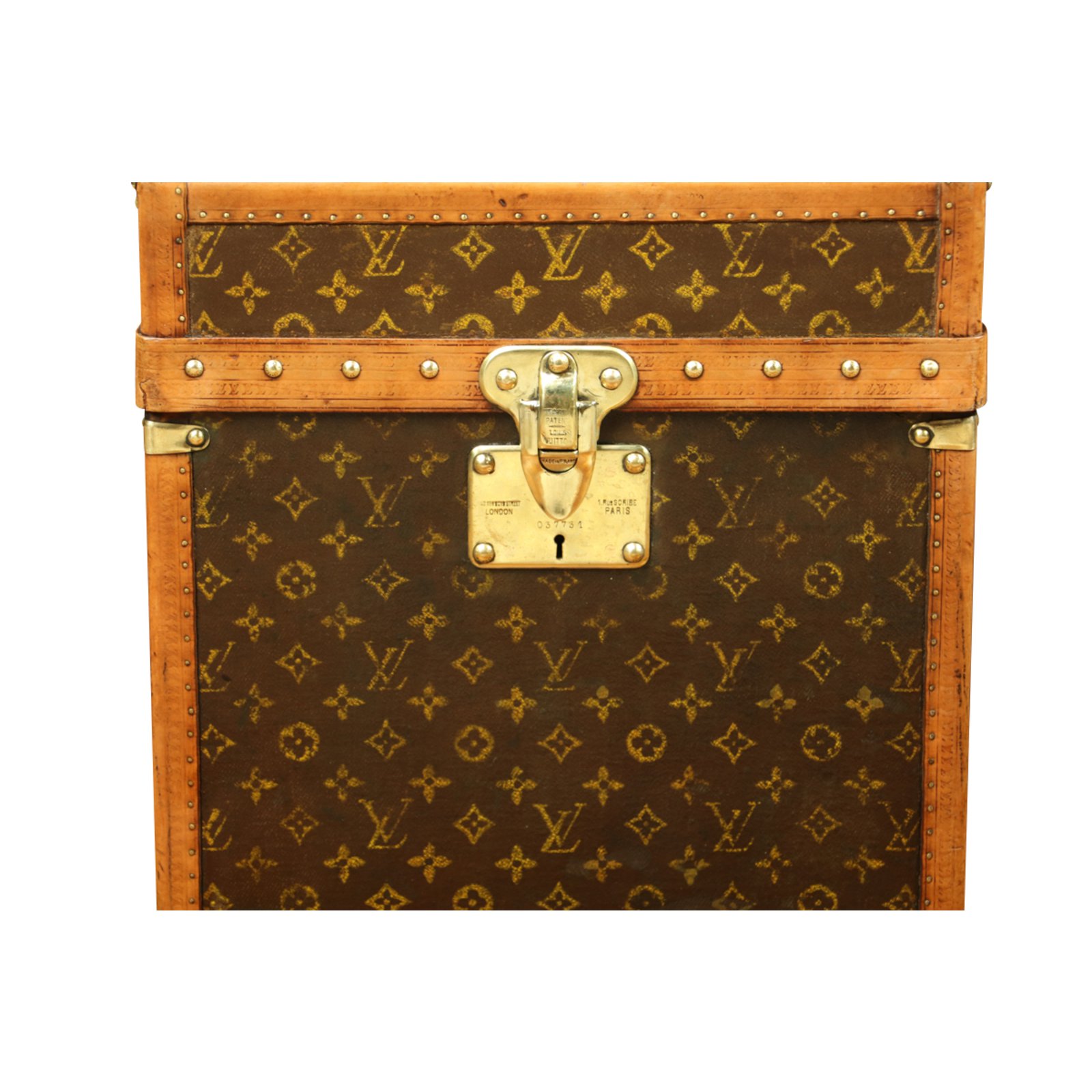 Louis Vuitton Malle courrier monogram au pochoir Brown Cloth ref.108836 -  Joli Closet