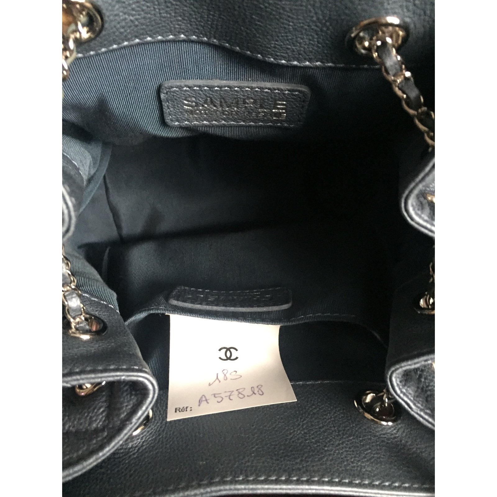 Chanel Handbags Blue Leather ref.92258 - Joli Closet