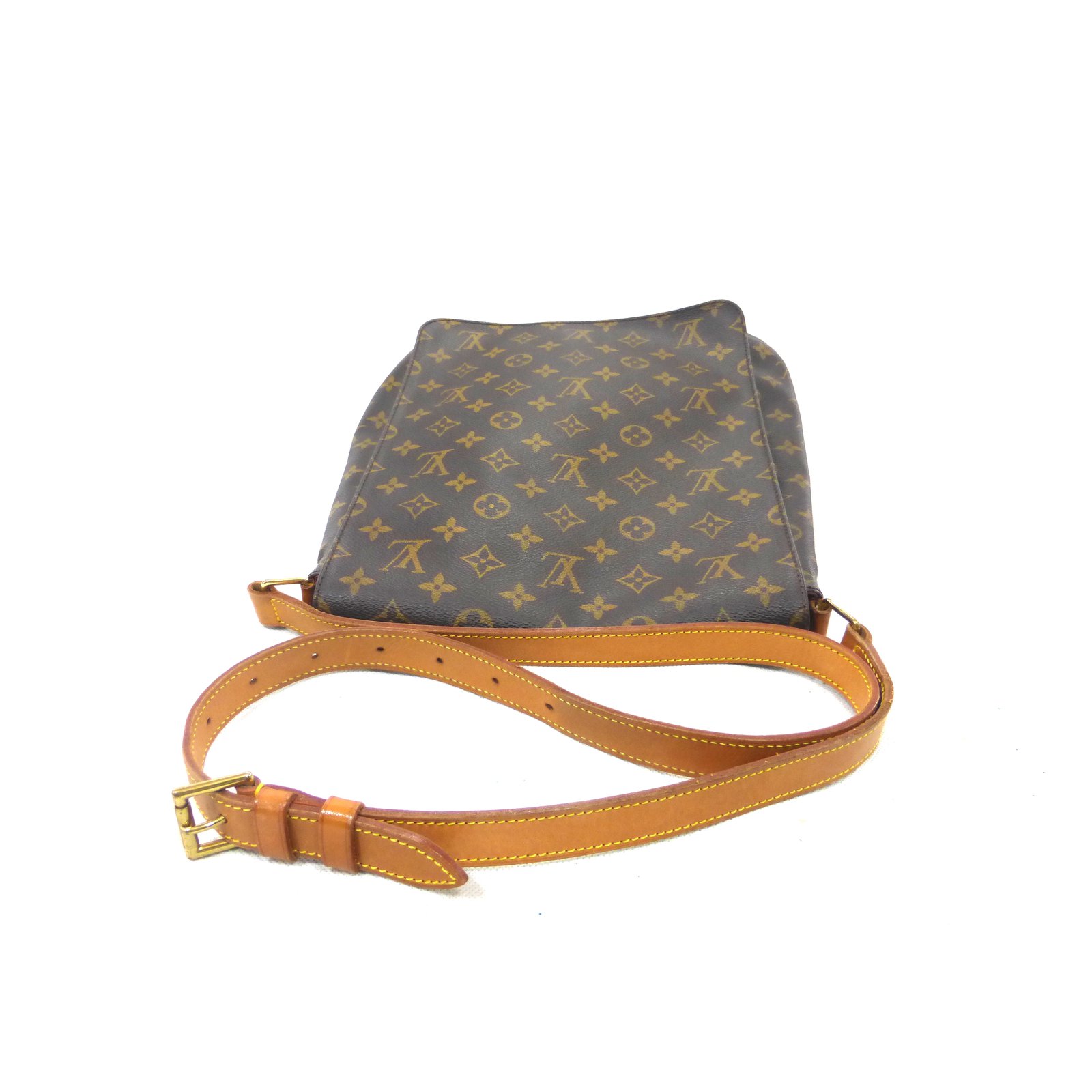 LOUIS VUITTON MUSETTE SALSA GM M HANDBAG51387 MONOGRAM BANDOULIERE BAG  Brown Cloth ref.411369 - Joli Closet